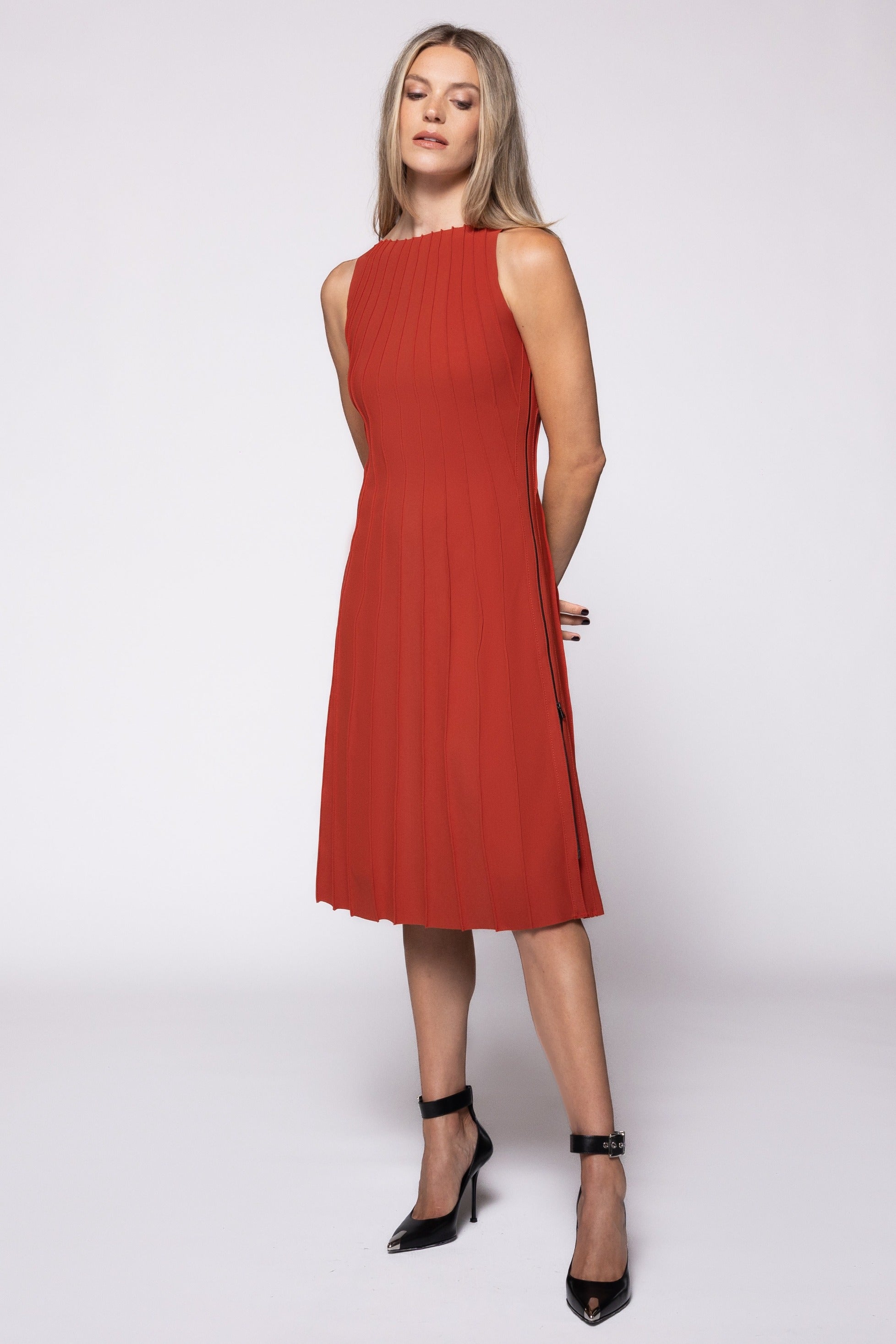 Lamarr Dress - Flame