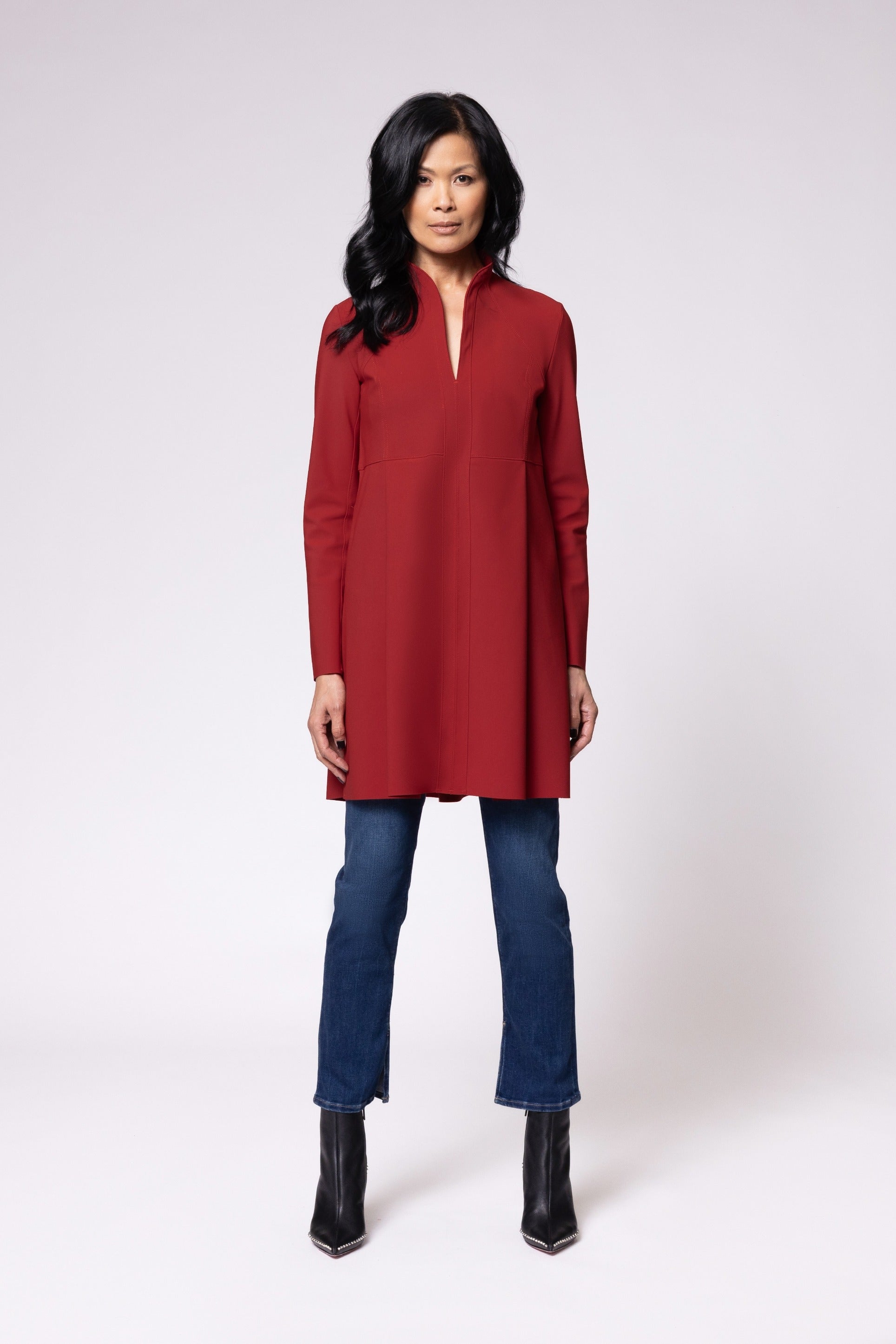 Prince Mini Tunic - Lava