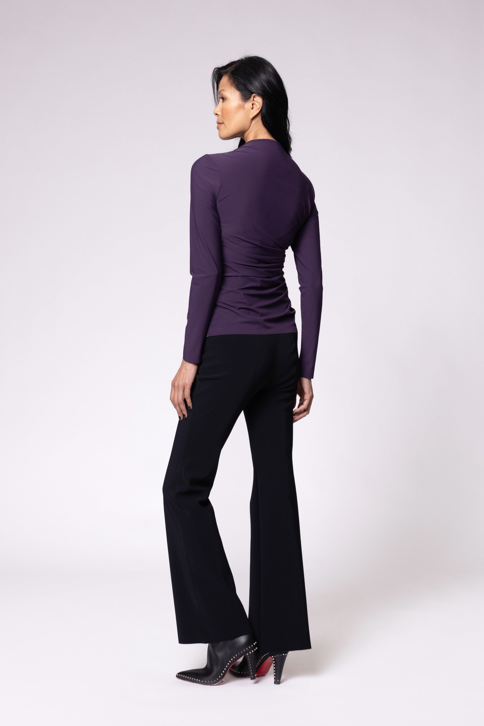 Viveka Top - Black Orchid