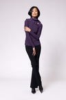 Viveka Top - Black Orchid