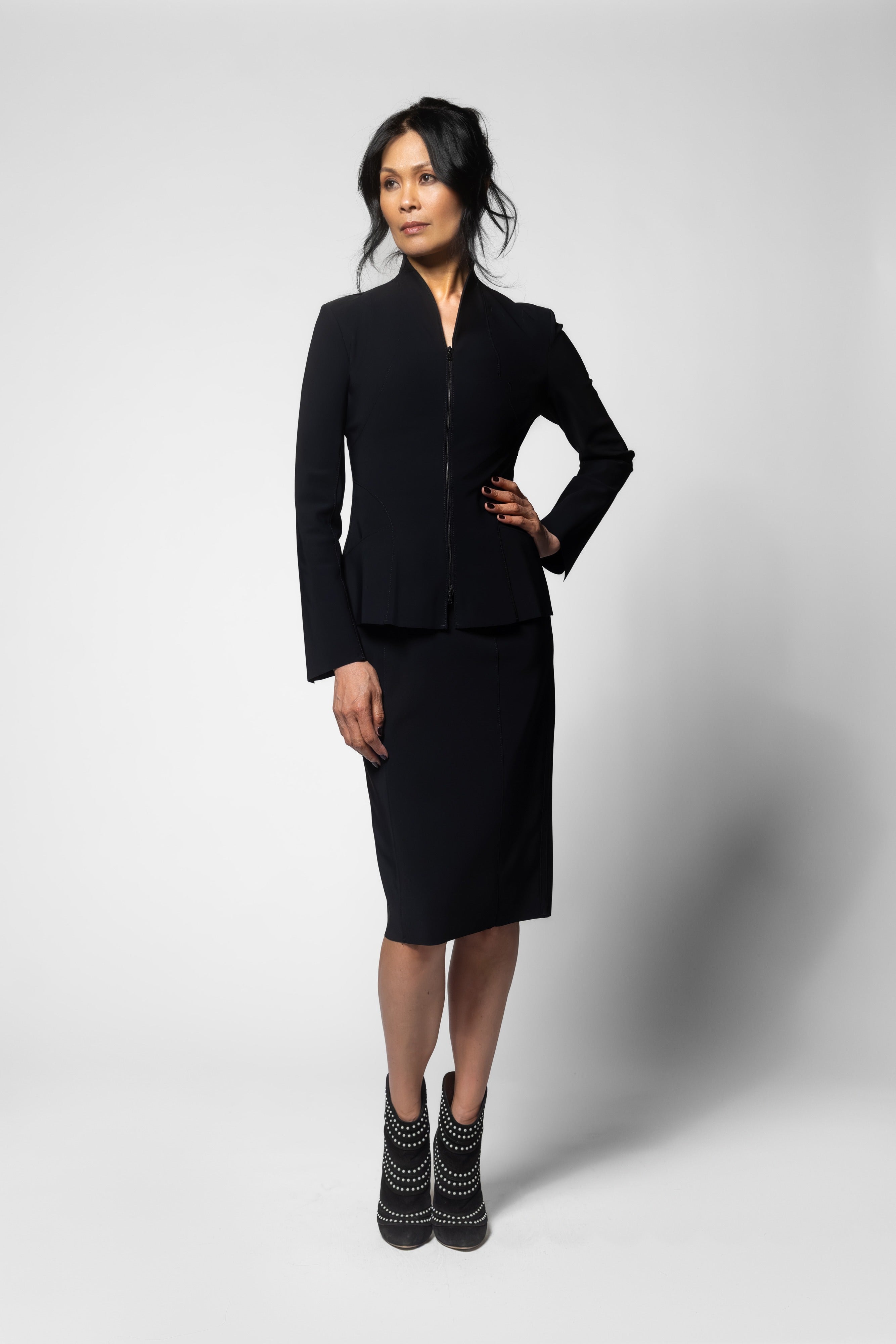 Muriel 2 Skirt - Black – Maria Pinto