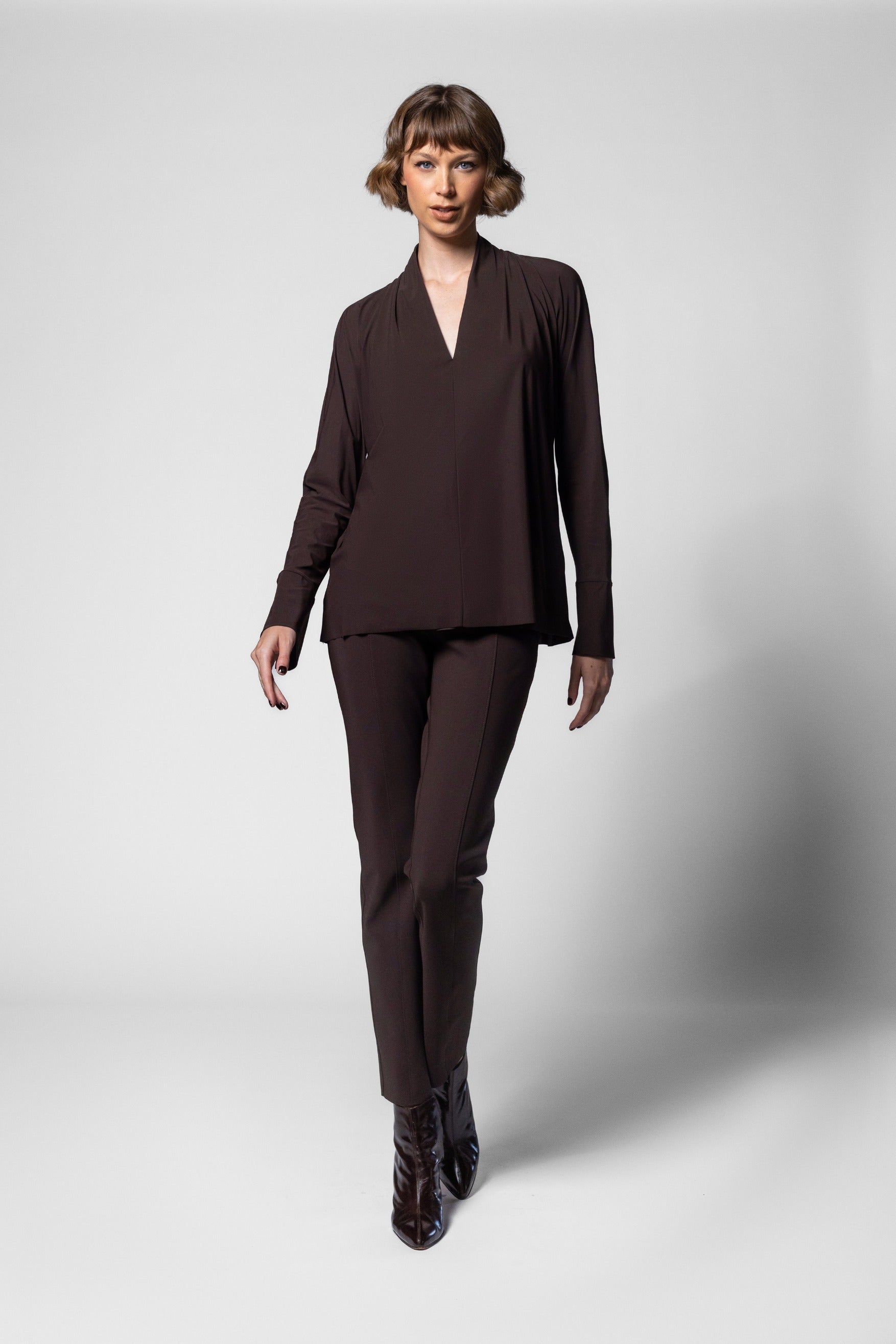 Lucia Blouse - Espresso