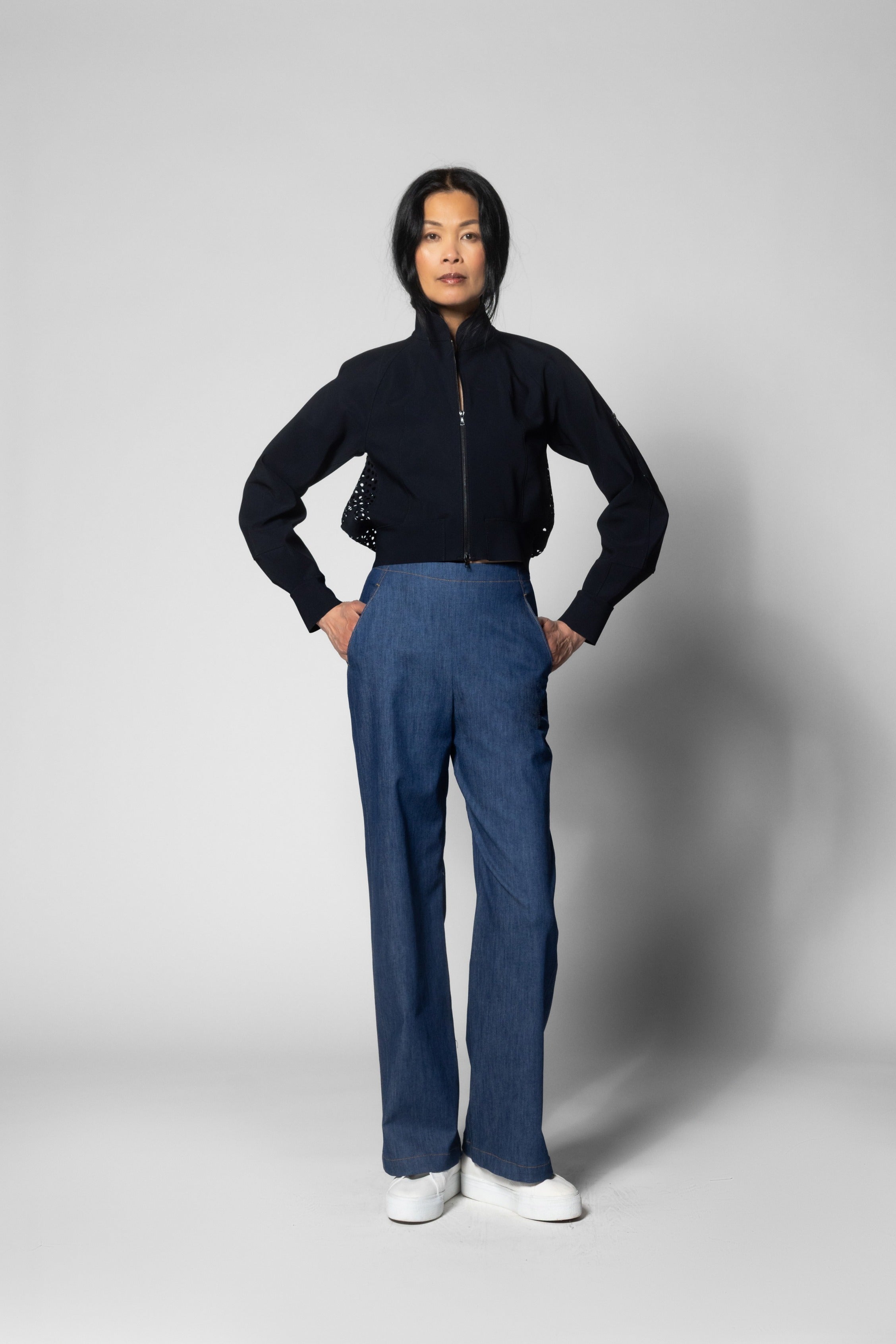 Elke Jacket - Black Laser