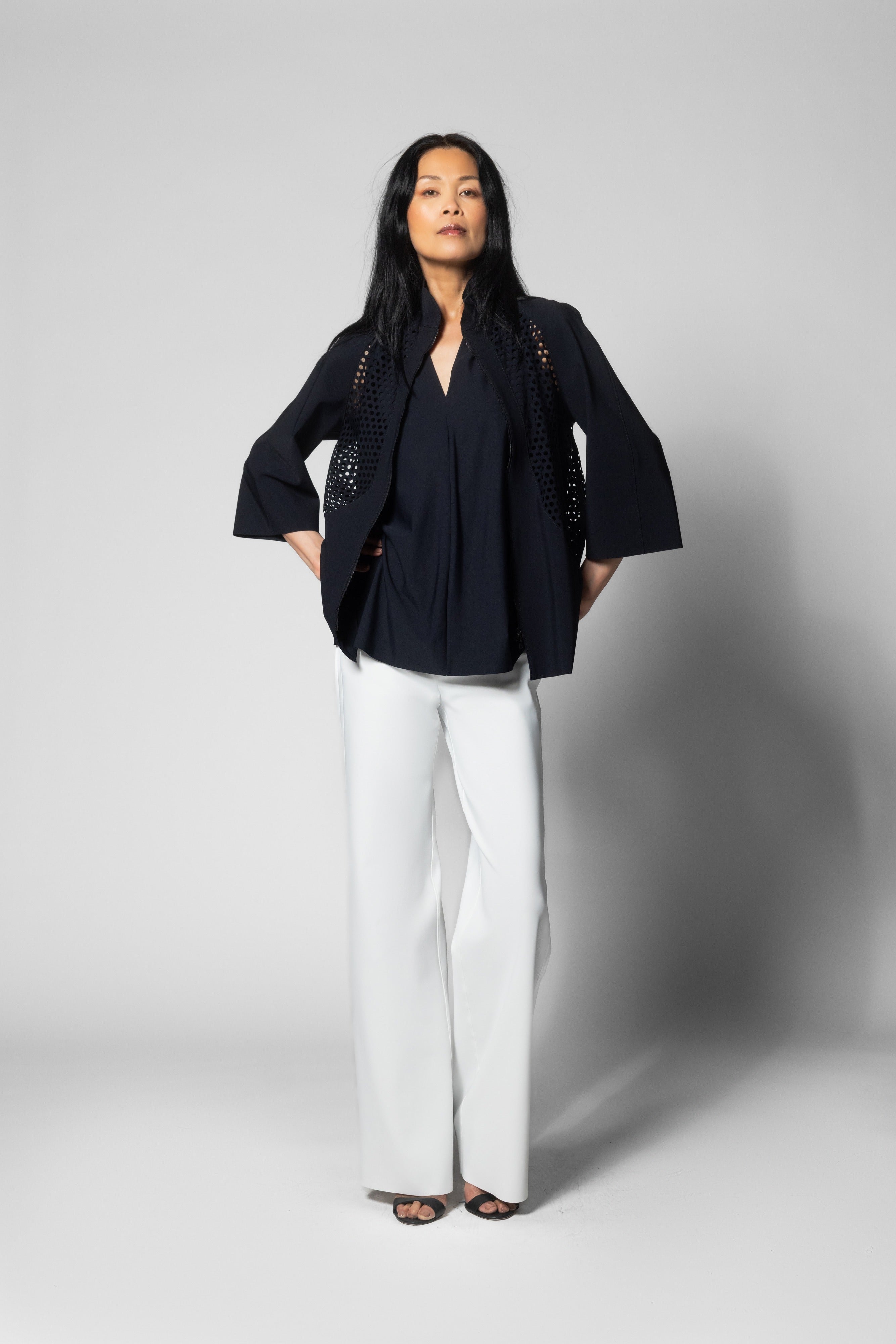 Luana Jacket - Black Laser