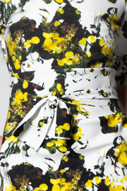 Obi Form Belt - Brasilia Print