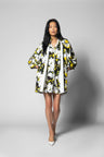 Talita Coat - Brasilia Print
