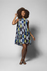 Rose 2 Dress - Tolfa Print