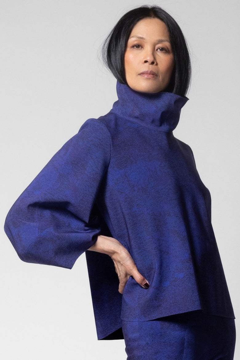 Maki Top - Aegean Print