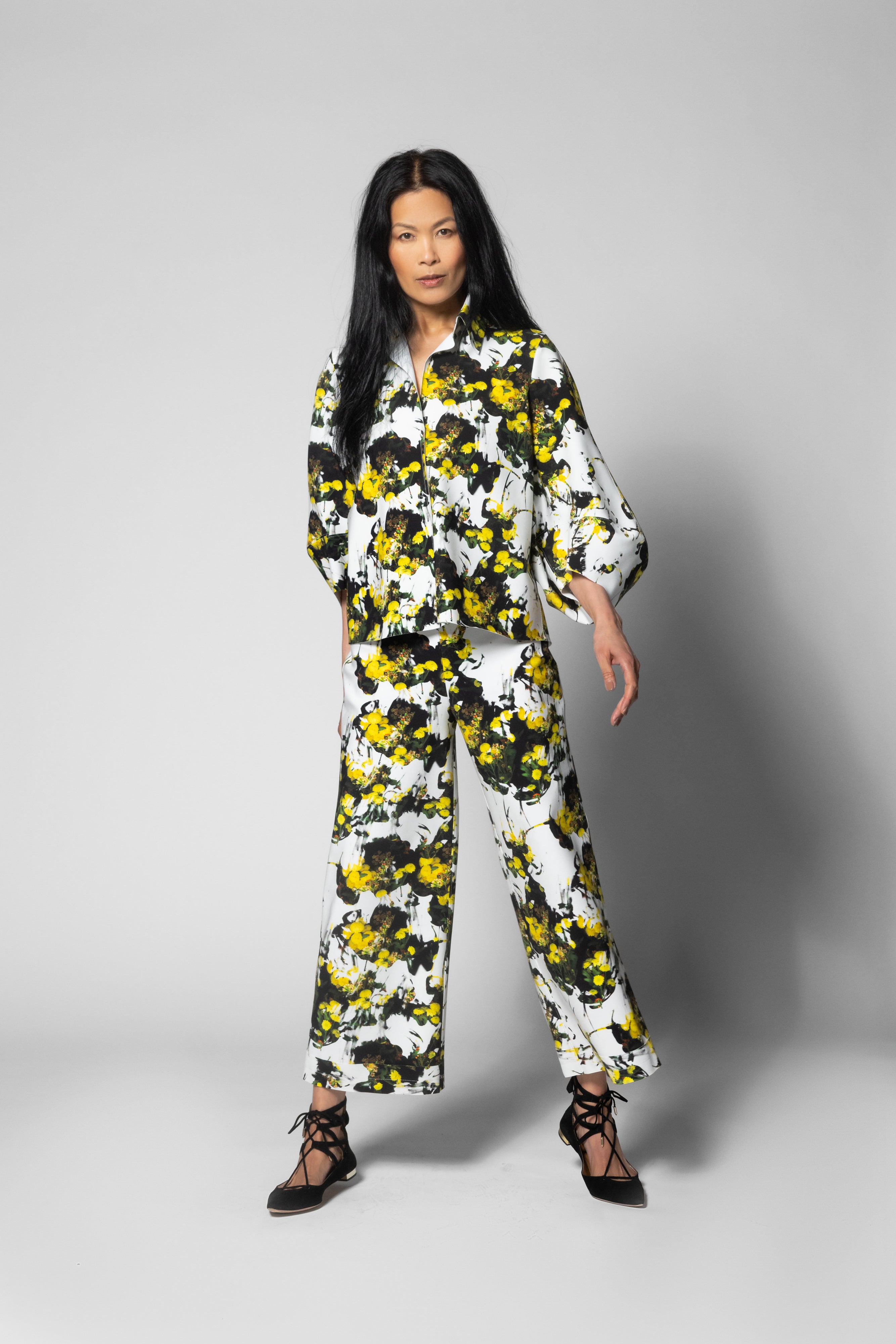 Madalena Top - Brasilia Print