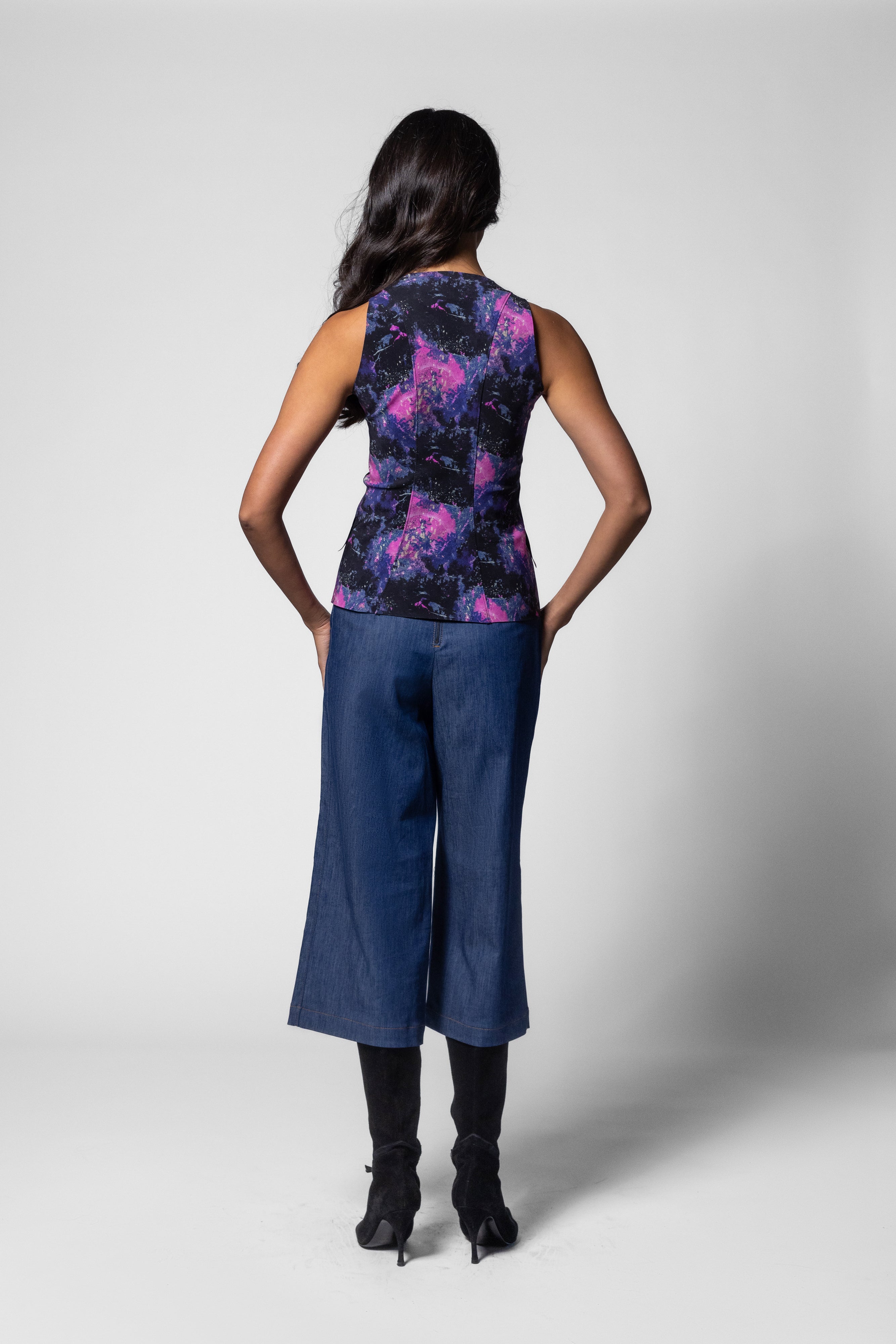 Magnani Top - Genzano Print