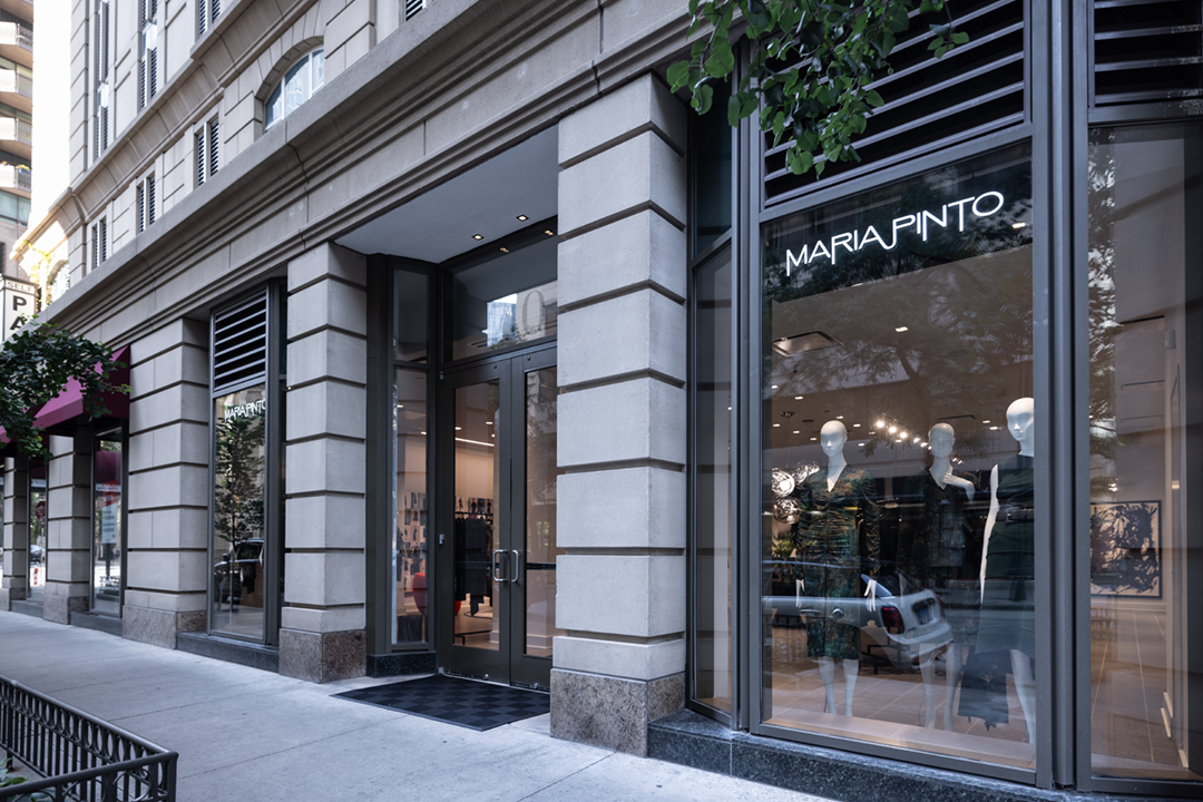 Try On Maria Pinto Fashion at the Boutique