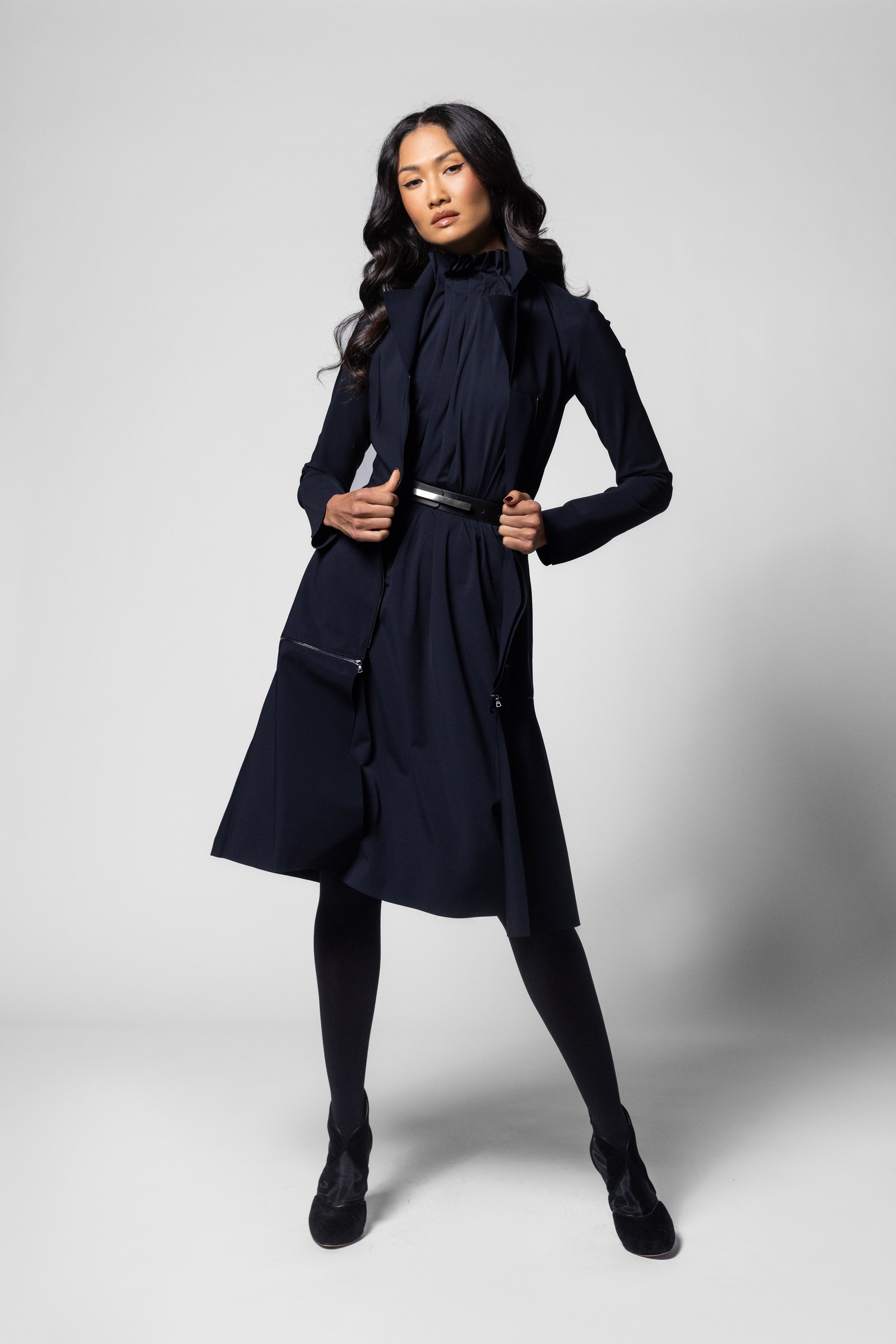 Masako Coat - Black – Maria Pinto