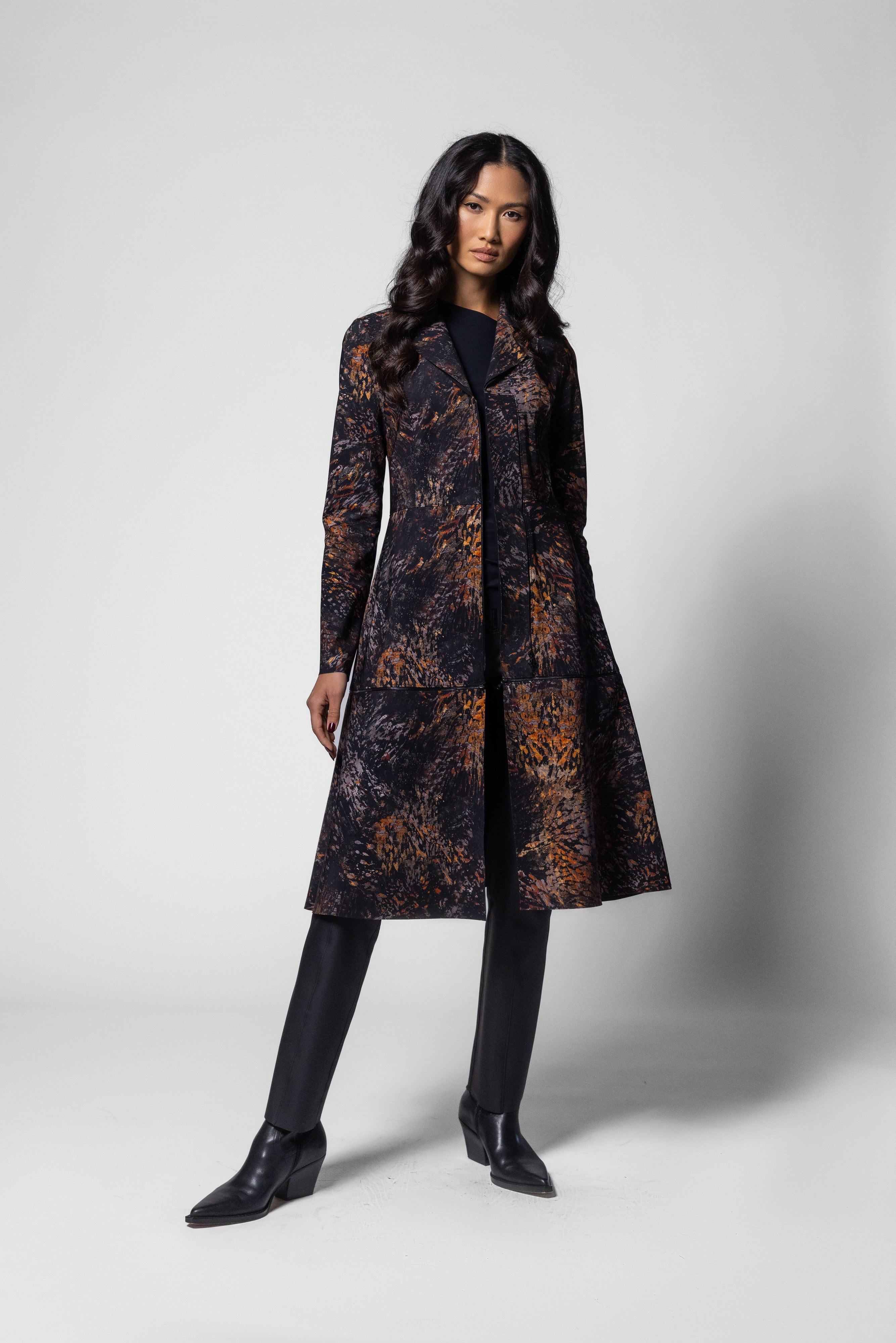 Masako Coat - Cortona Print