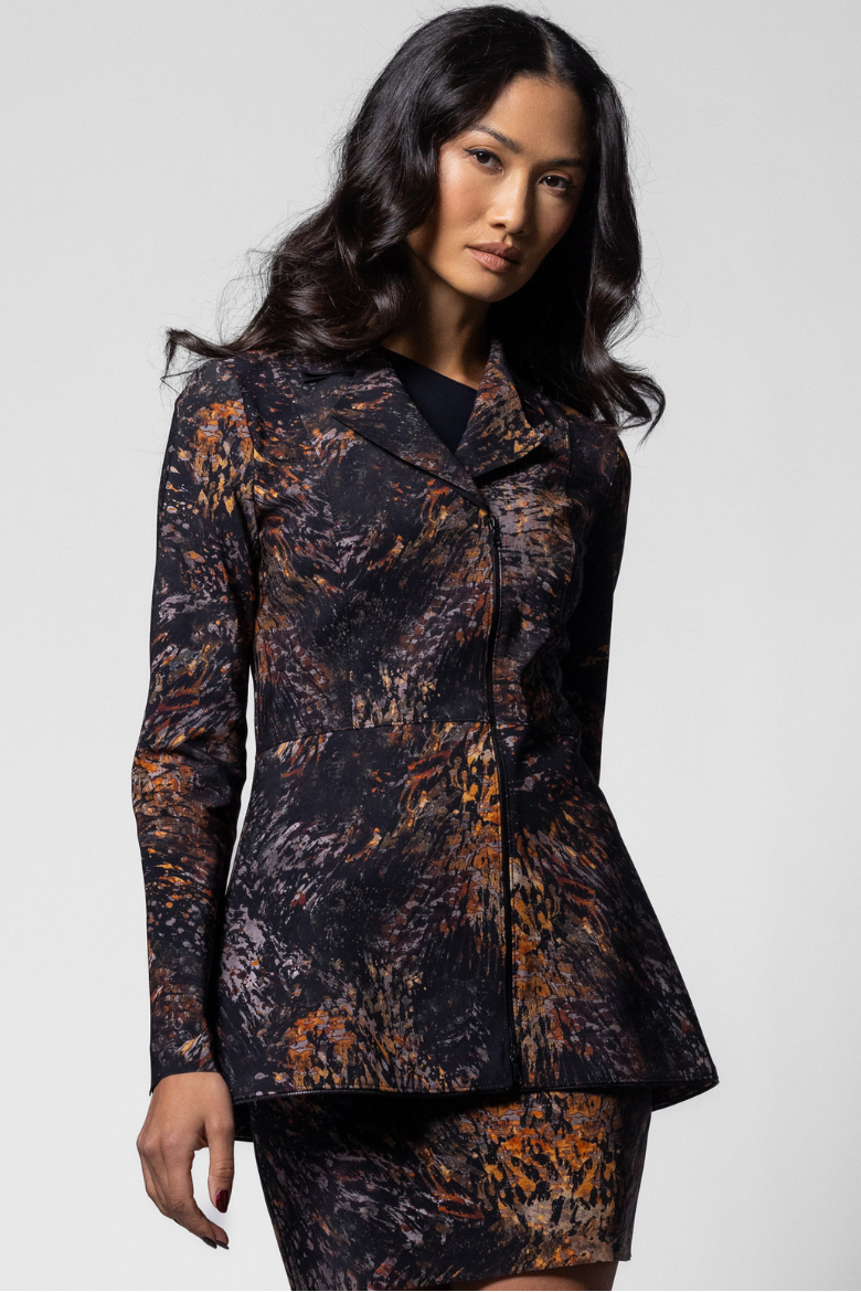 Masako Coat - Cortona Print
