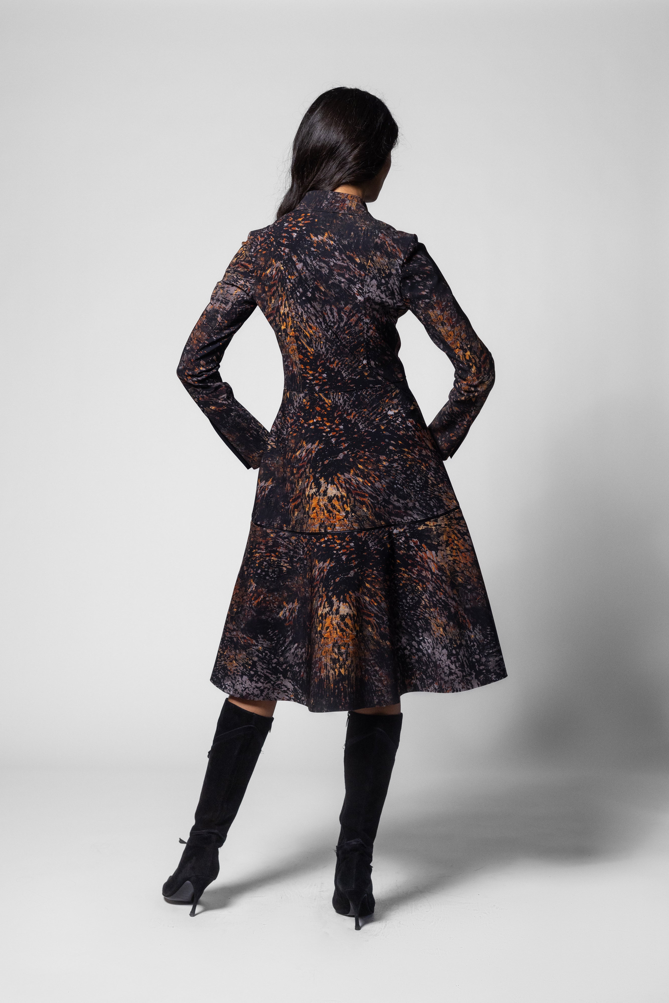 Masako Coat - Cortona Print