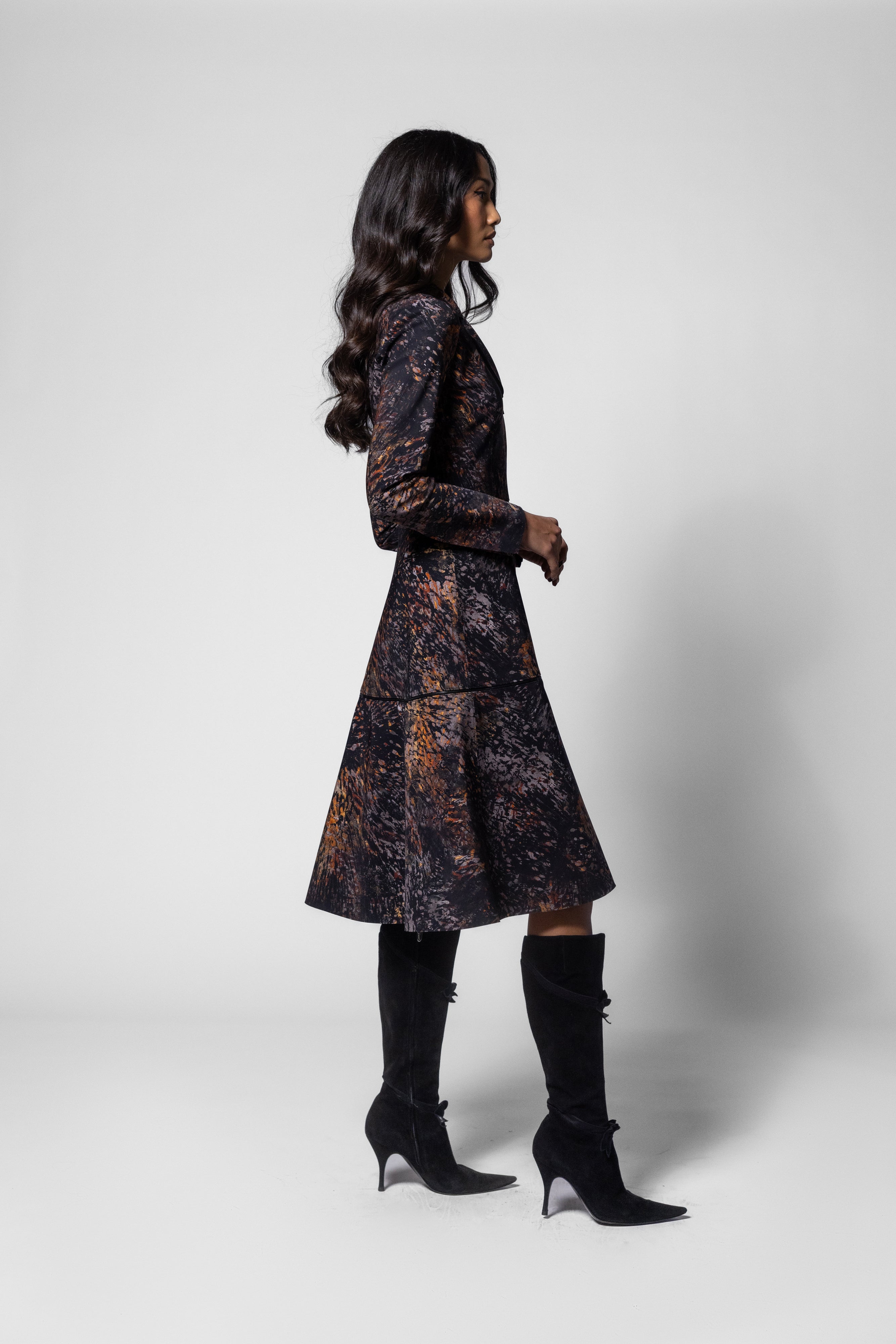 Masako Coat - Cortona Print