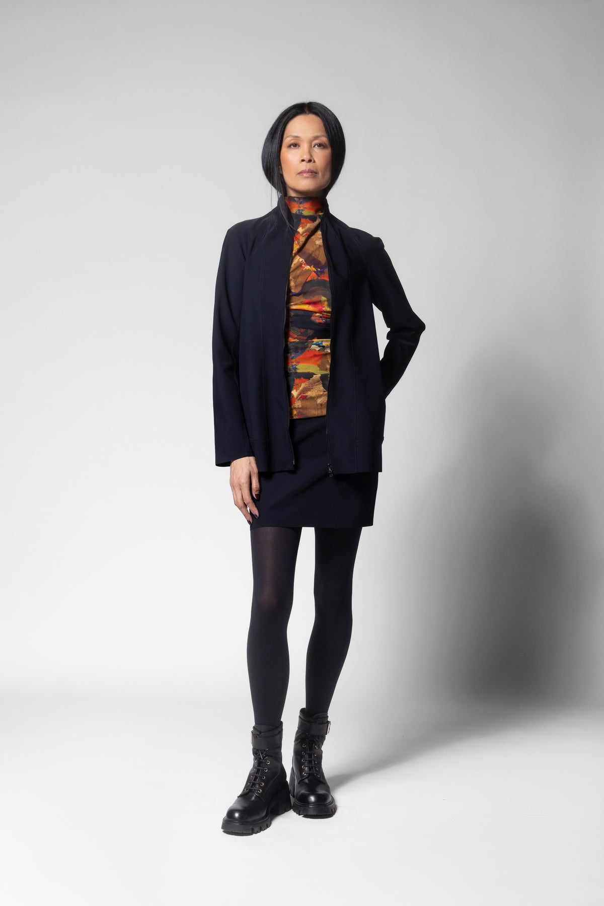 Jutta Top - Bursa Print