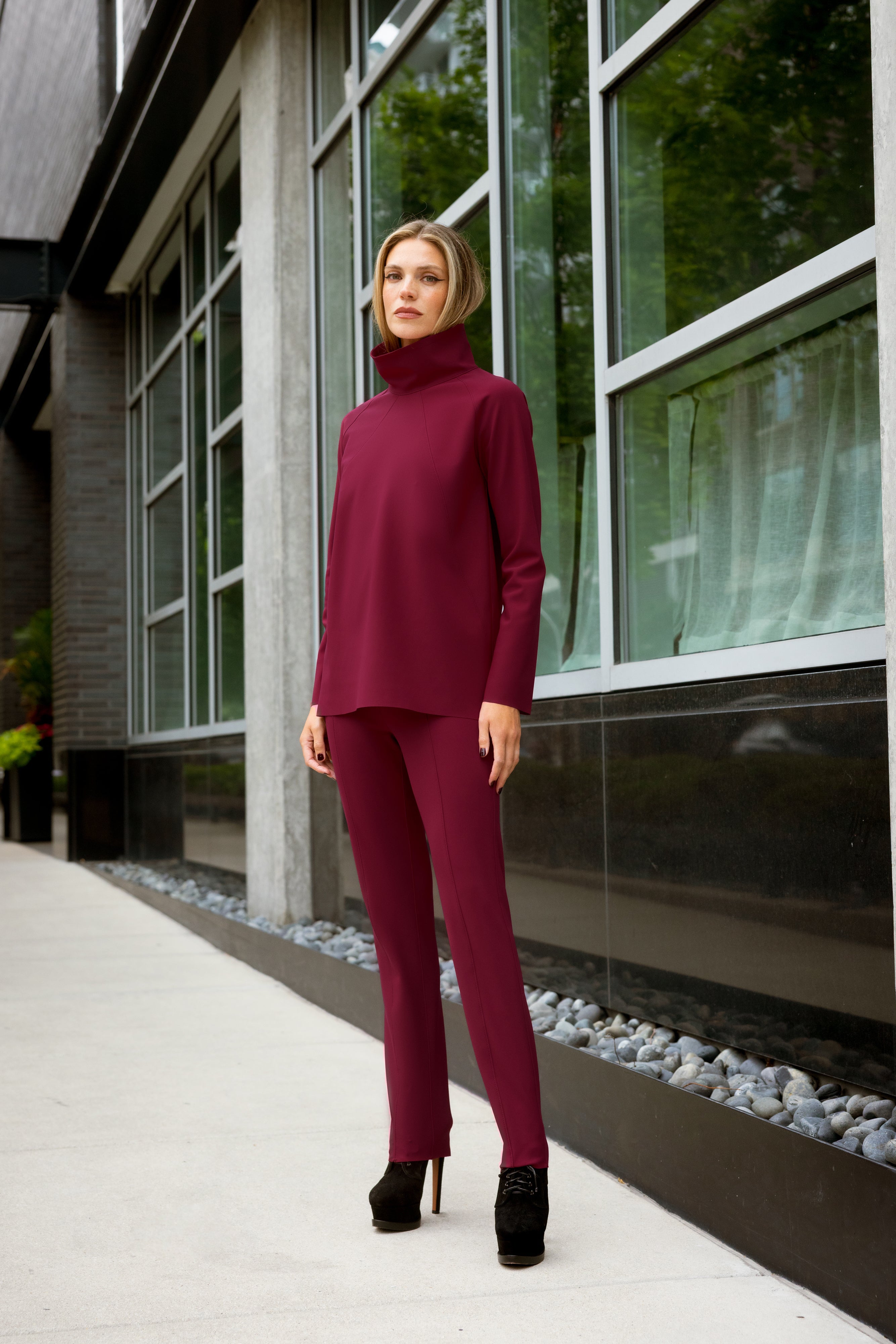 Mirabella Top - Mulberry