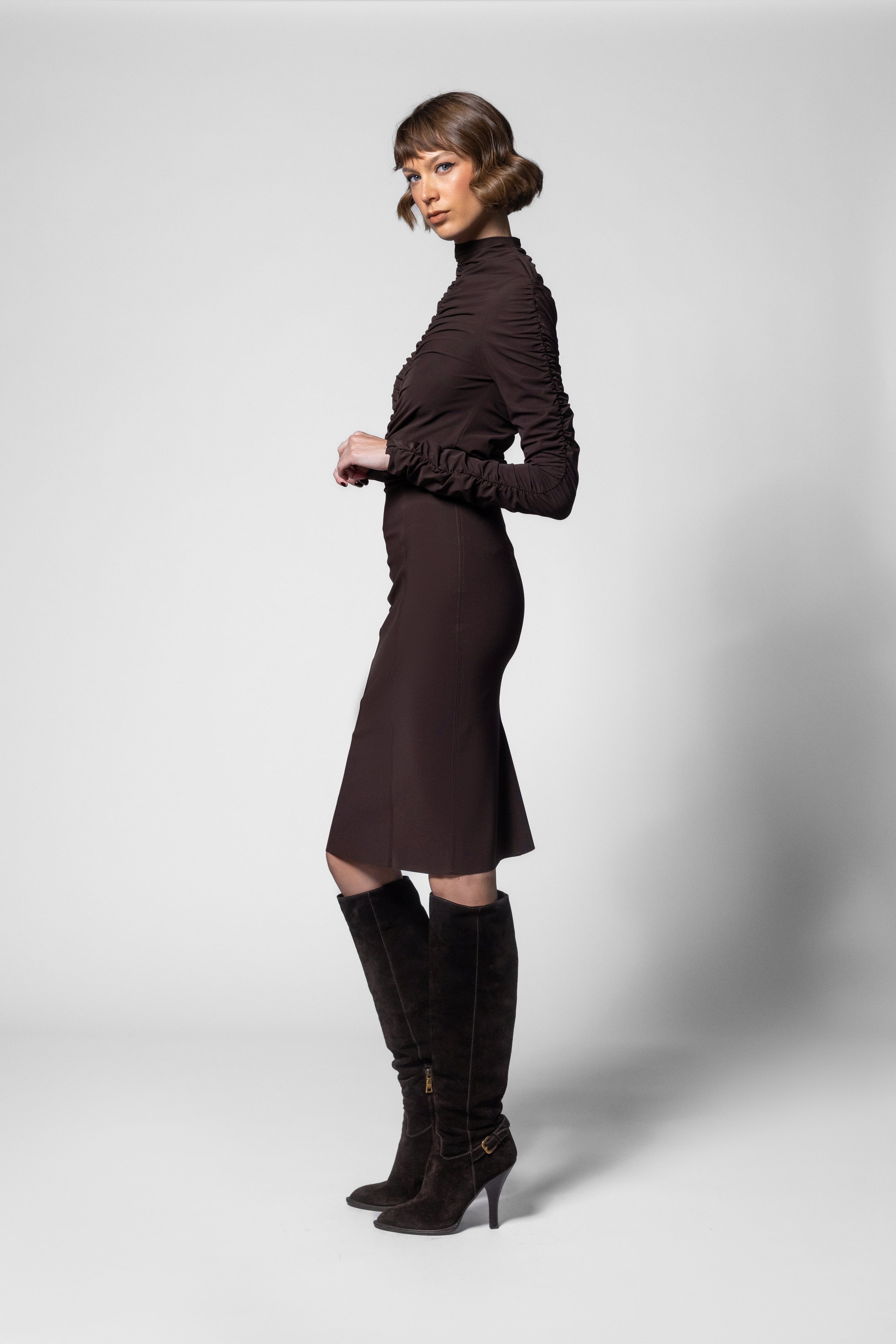 New York Skirt - Espresso
