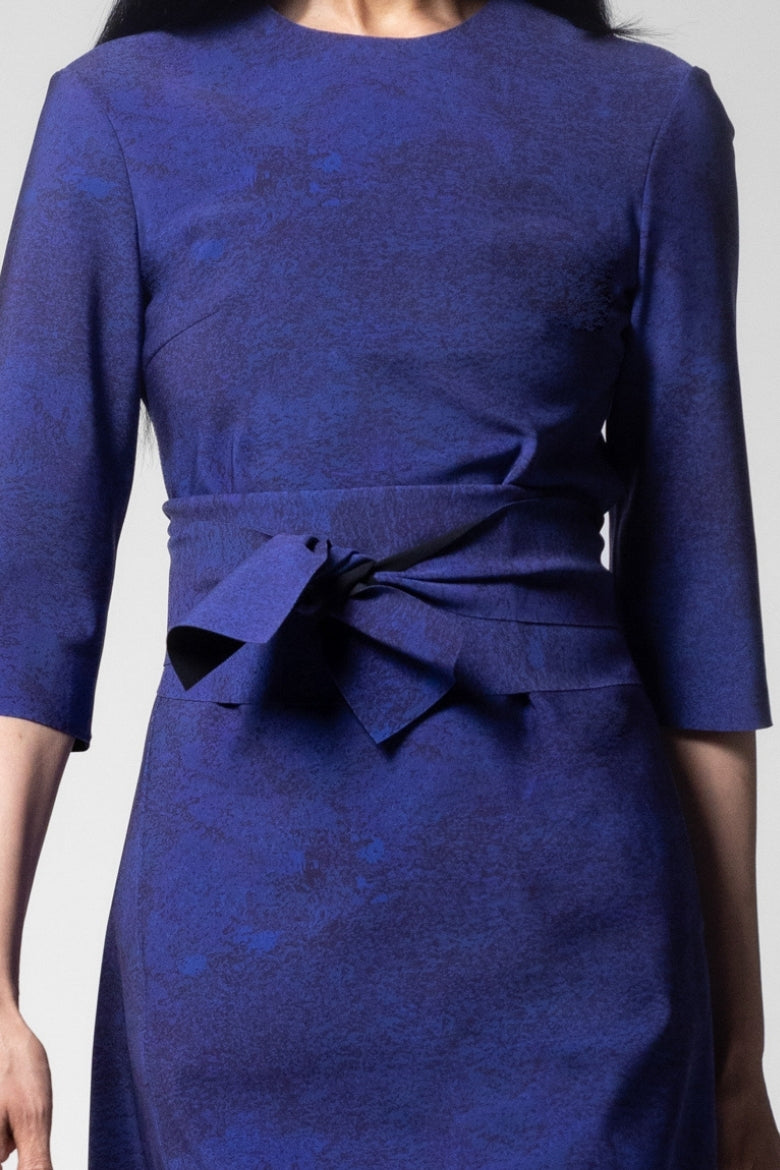 Obi Form Belt - Aegean Print