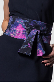 Obi Form Belt - Genzano Print