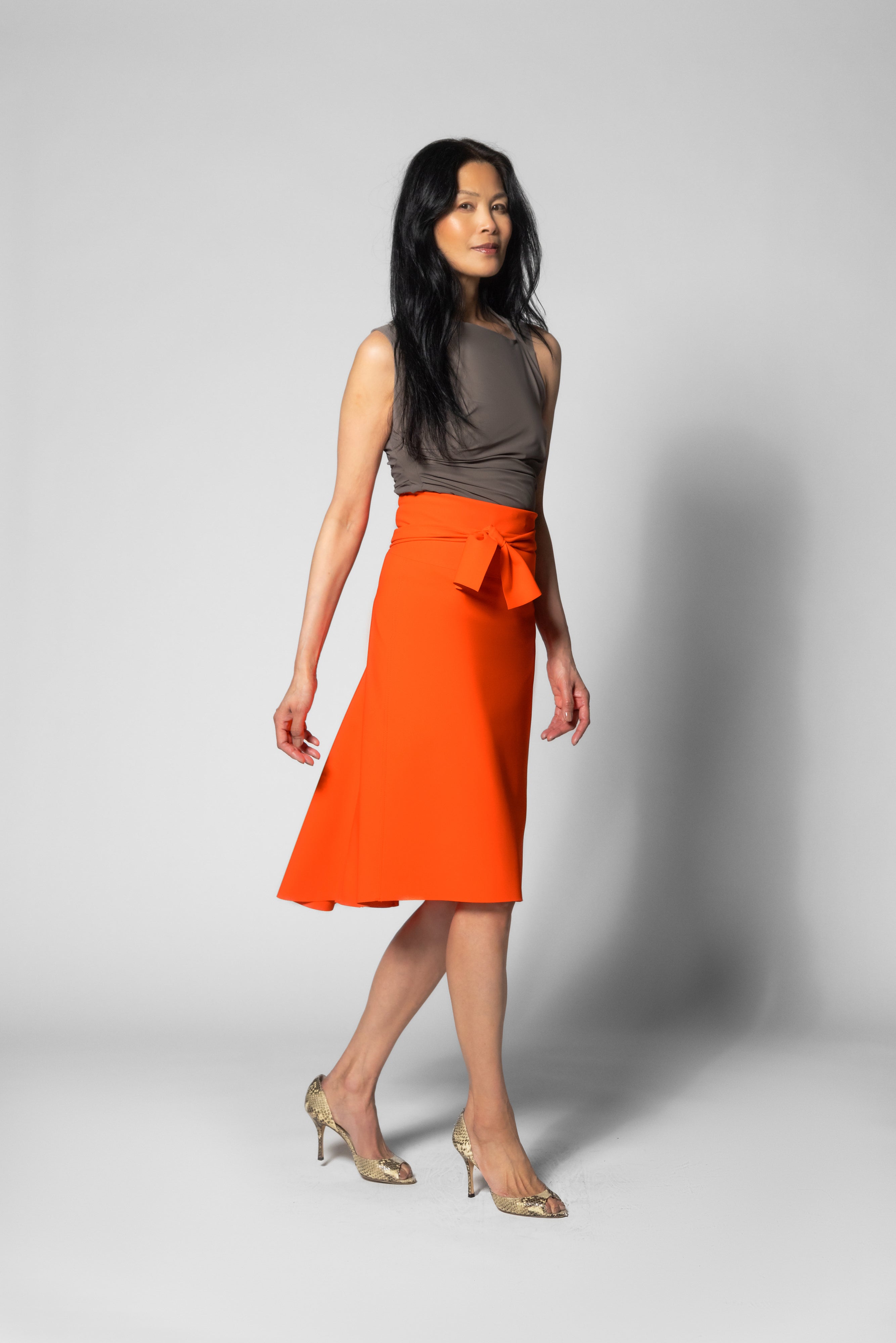 Alex 2 Skirt - Tiger Lily