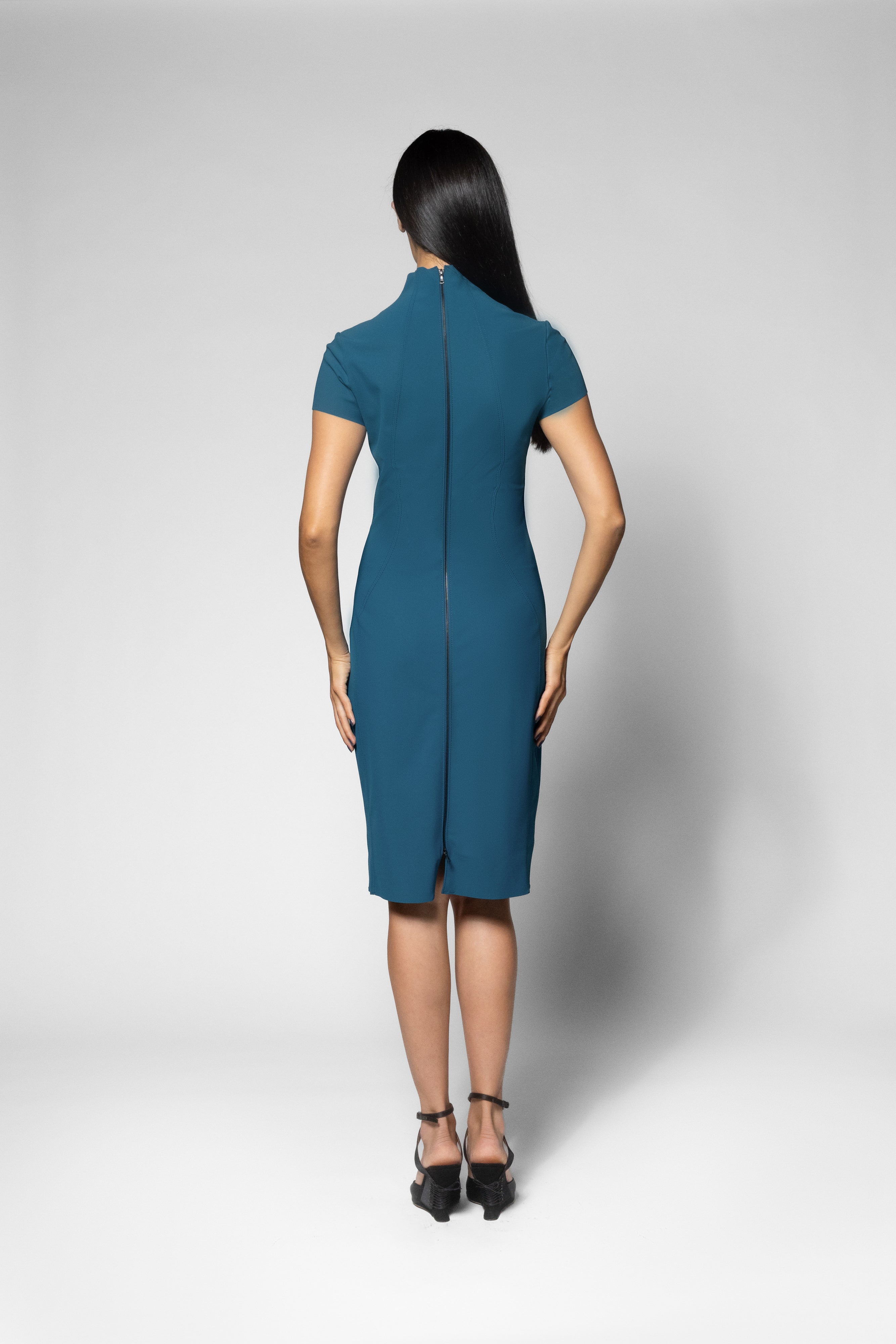 Odette Dress - Mavi