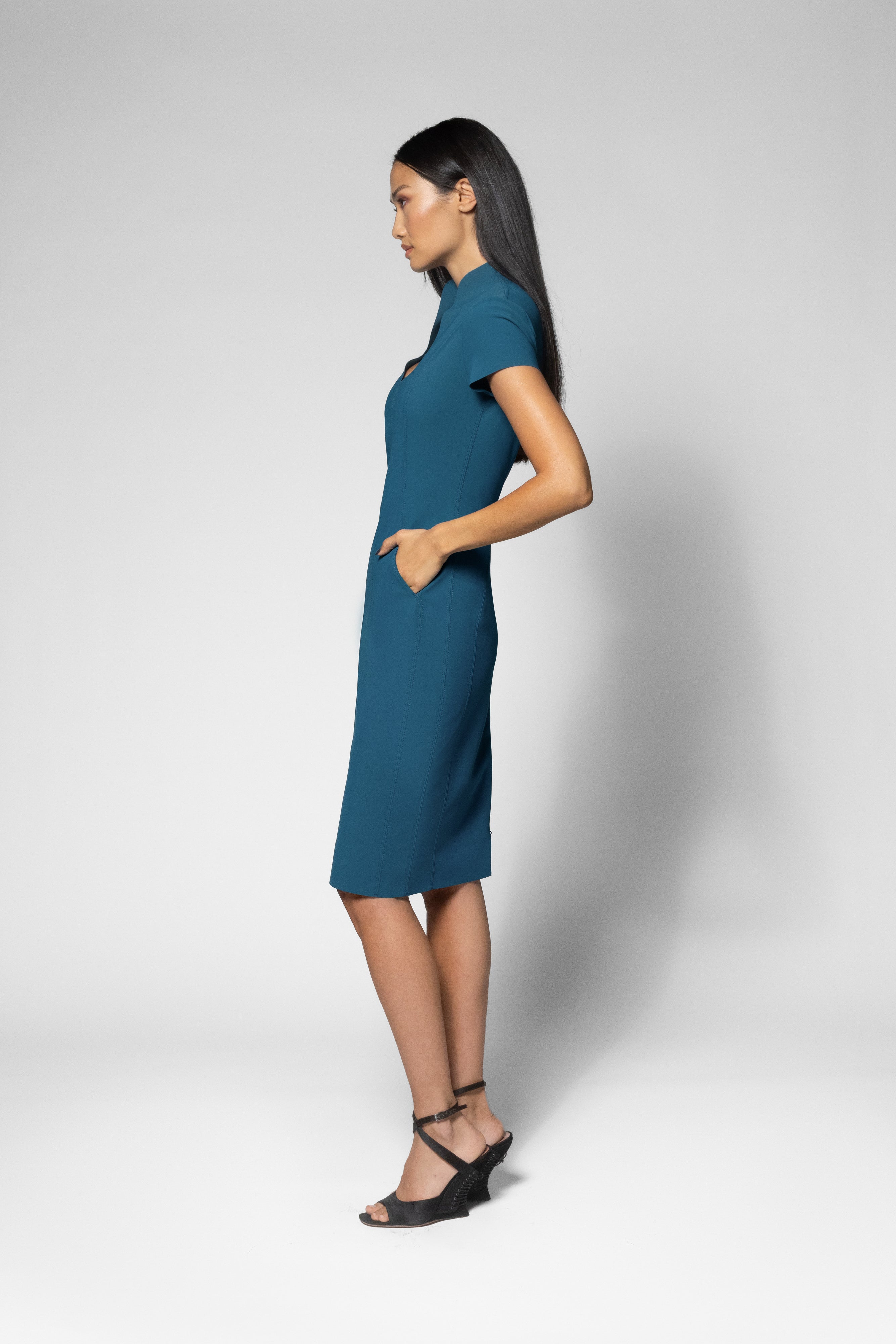 Odette Dress - Mavi