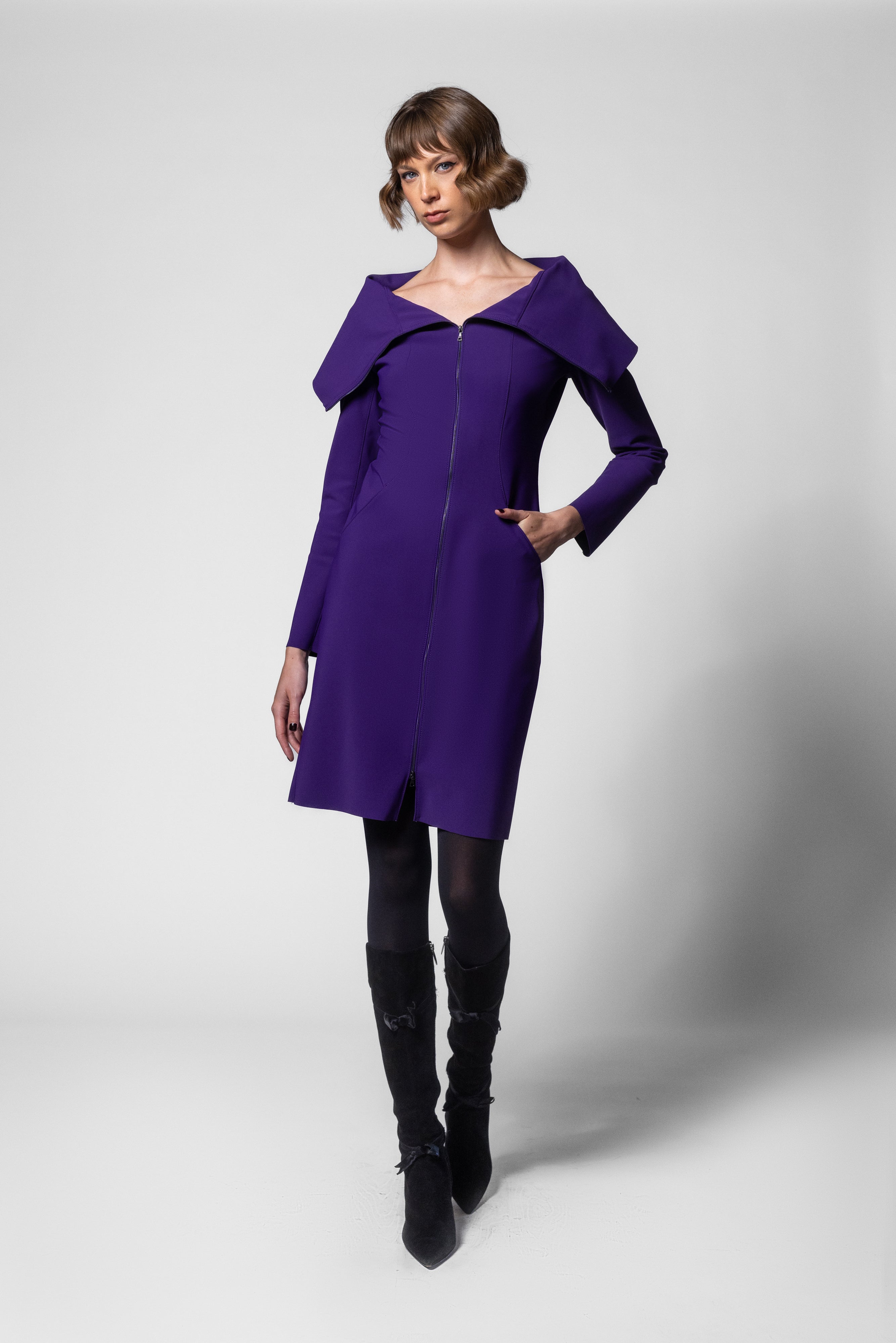 Pia 2 Dress - Viola