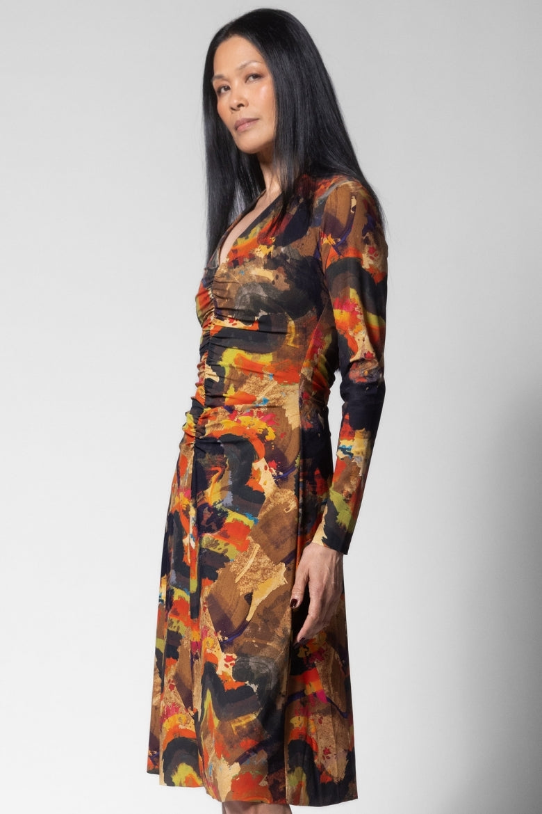 Riko Dress - Bursa Print