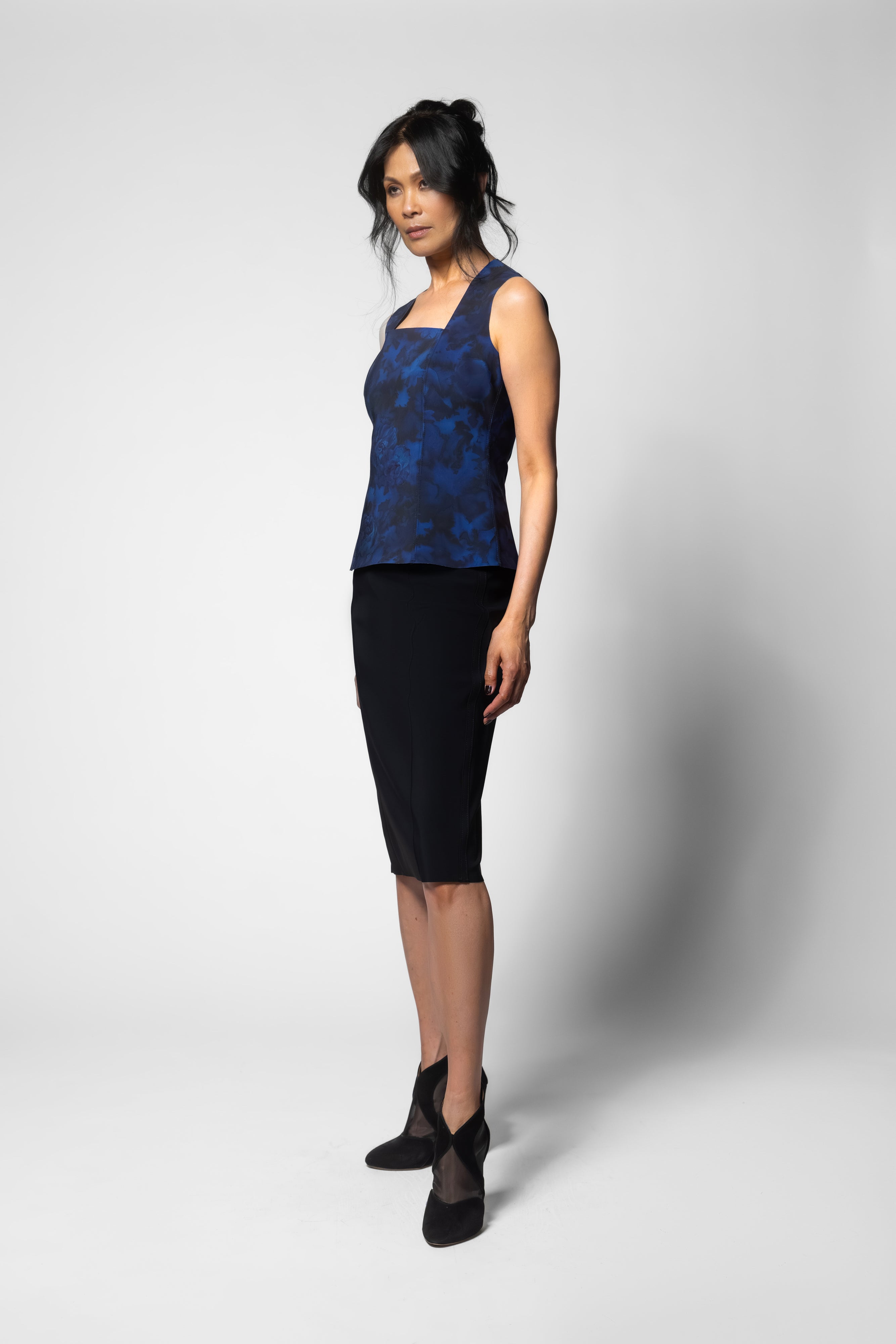 Redmane Top - Rocca Print
