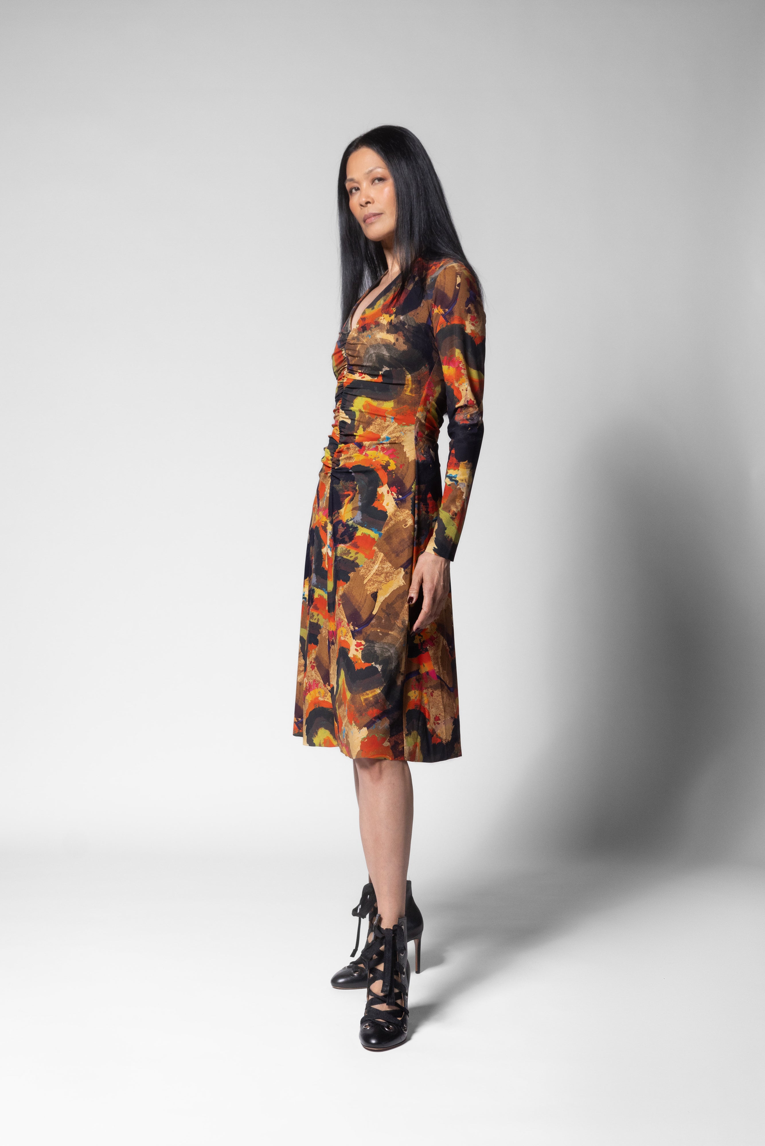 Riko Dress - Bursa Print
