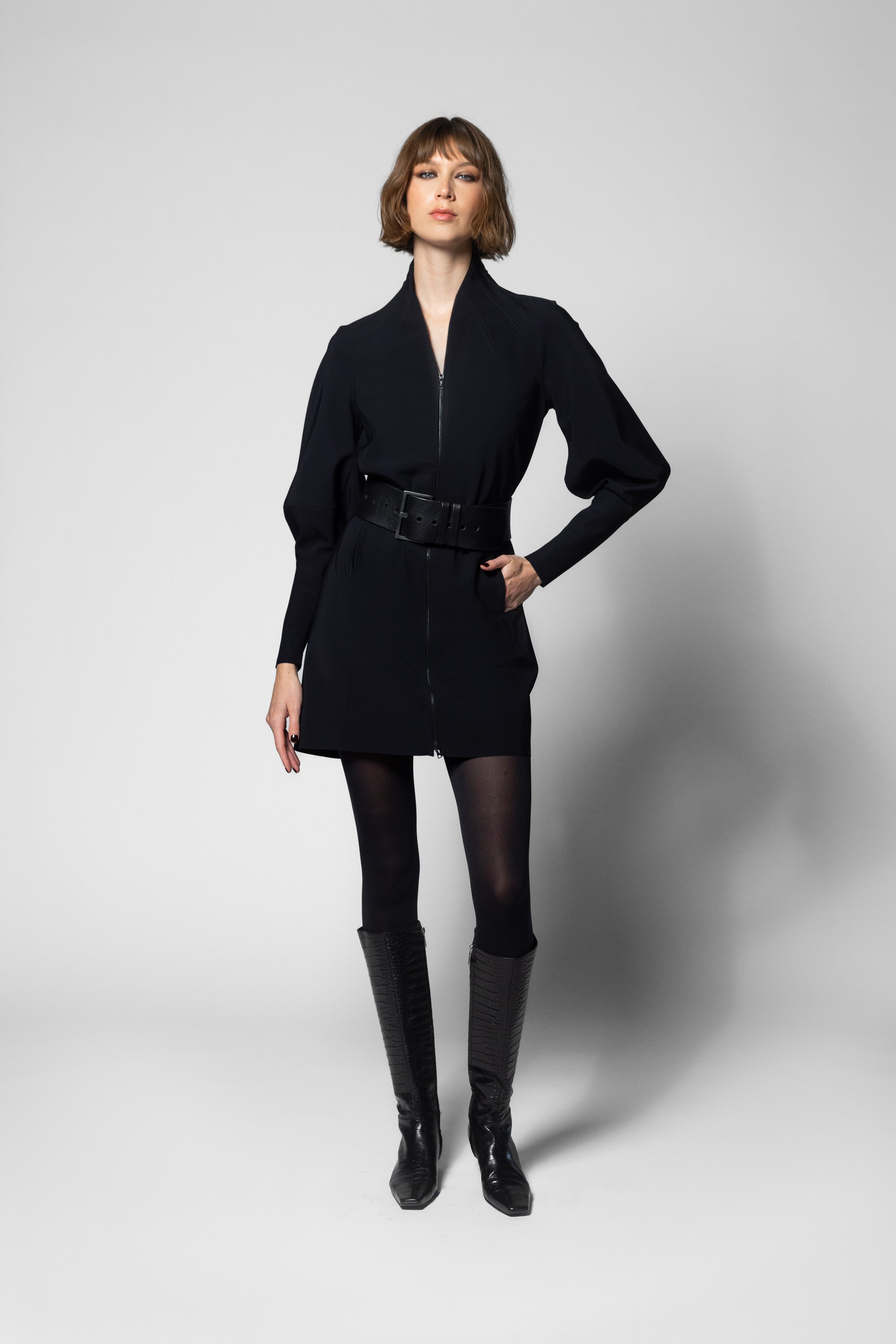 Rogers Mini Tunic - Black