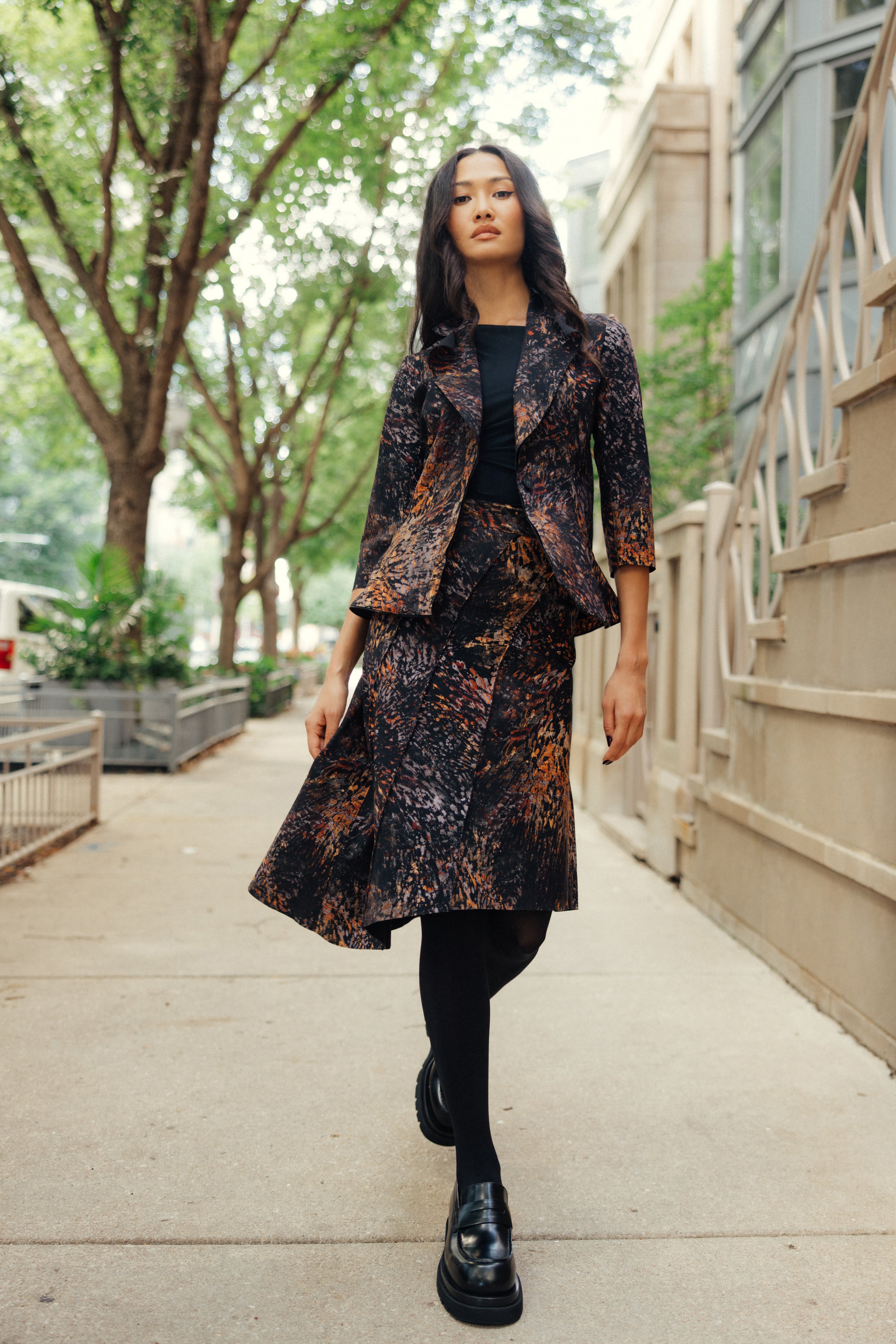 Elettra Skirt - Cortona Print