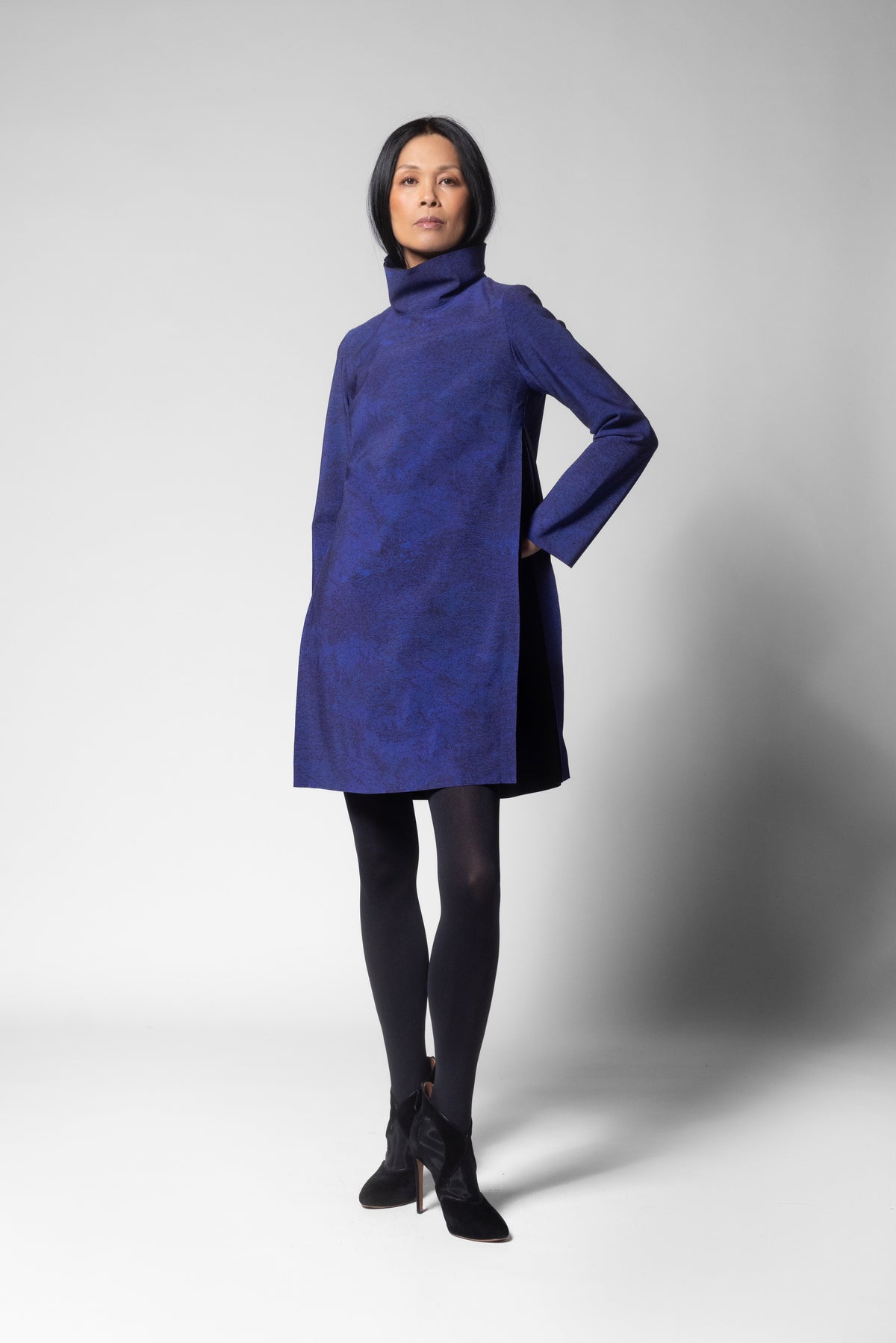 Roshan Mini Tunic - Aegean Print