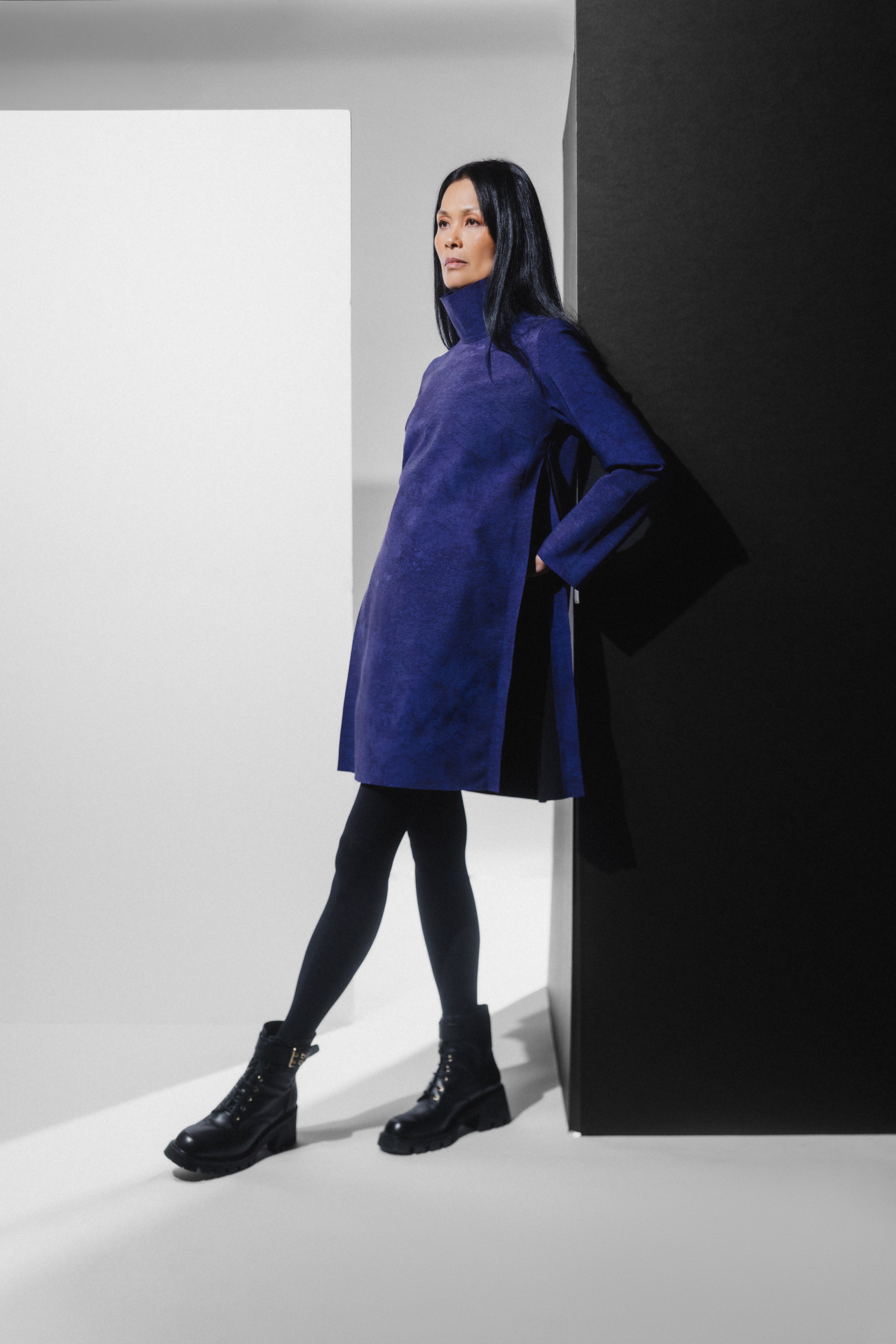 Roshan Mini Tunic - Aegean Print