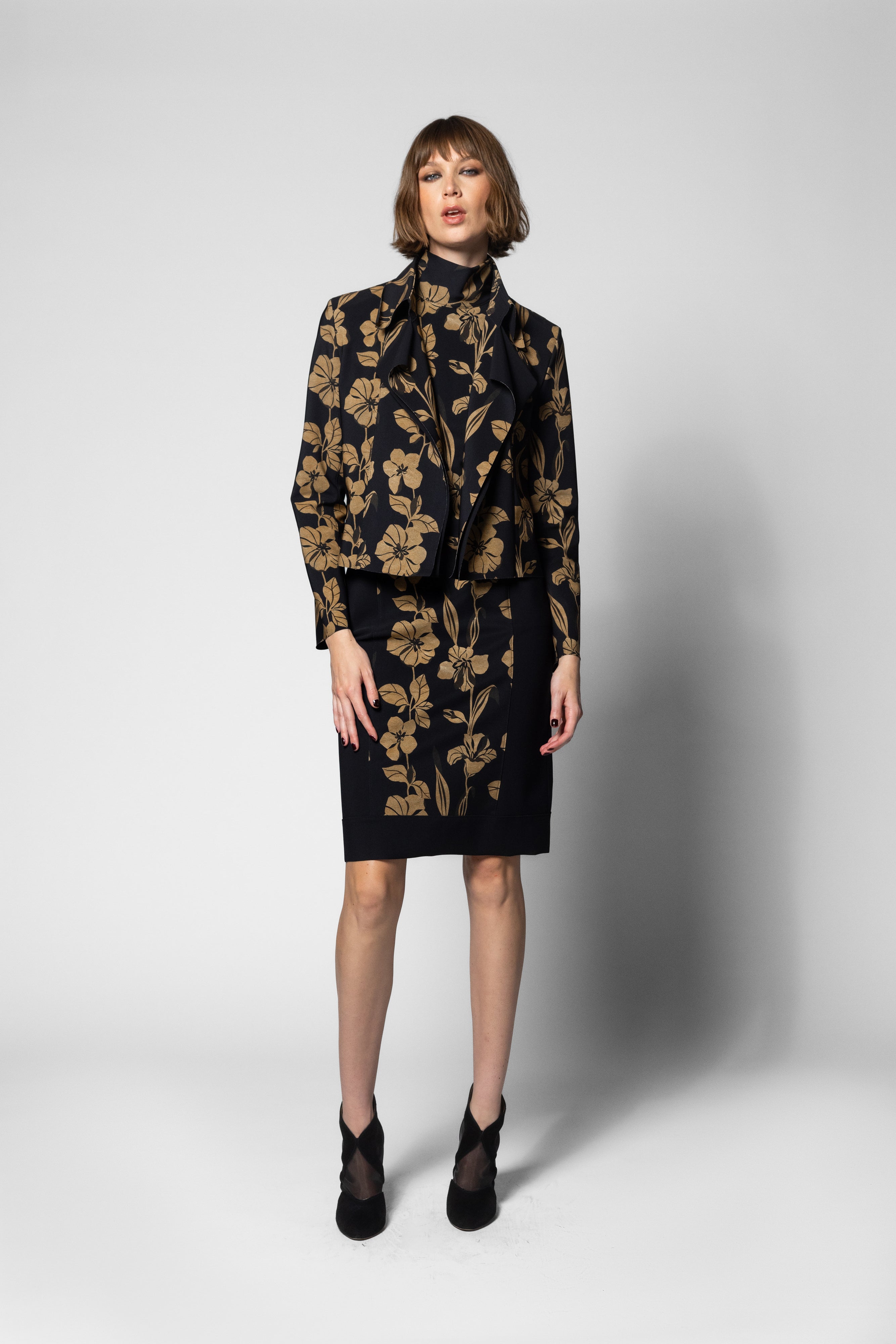 Leigh Dress - Viterbo Print