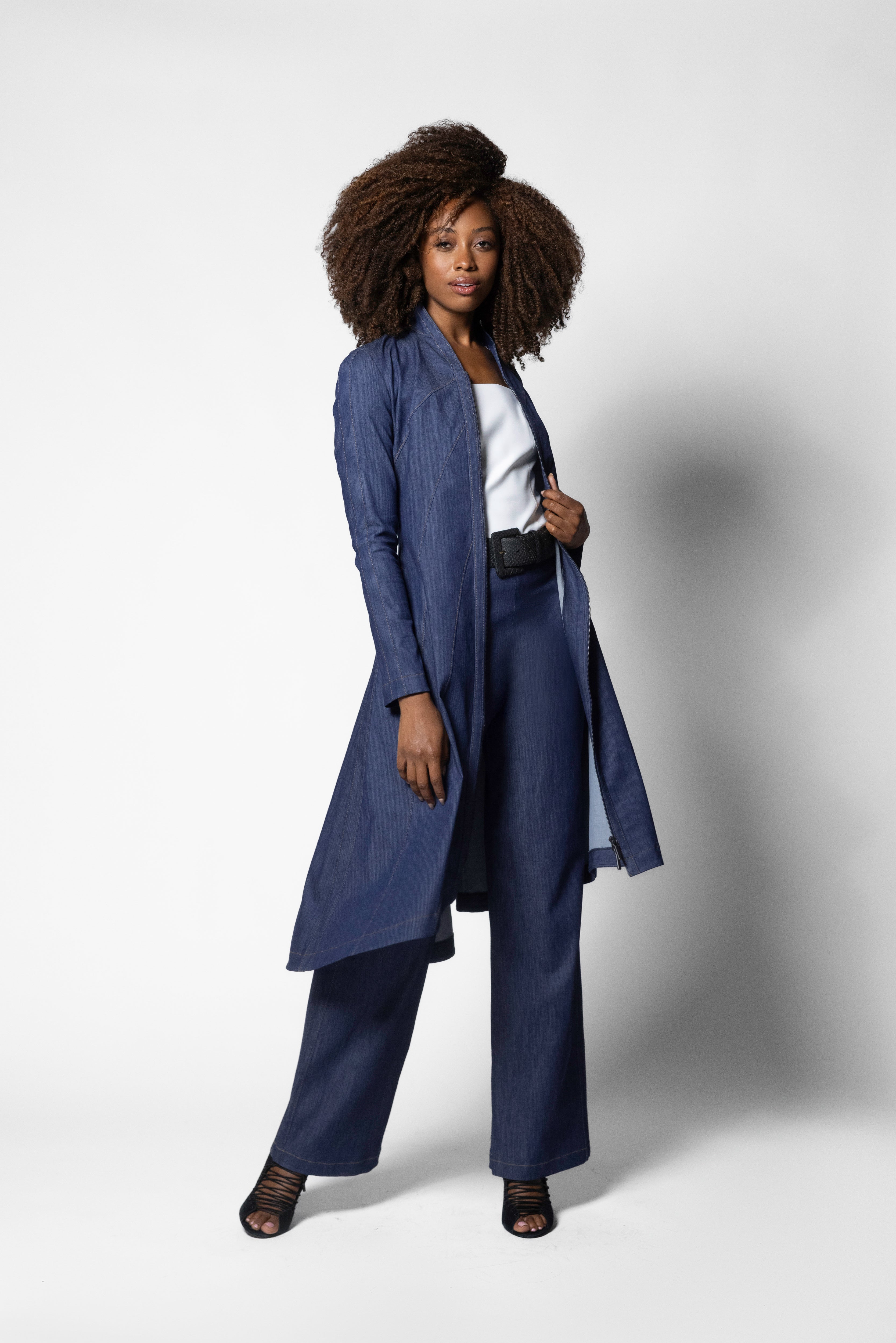 Sachi Coat - Denim 24 – Maria Pinto