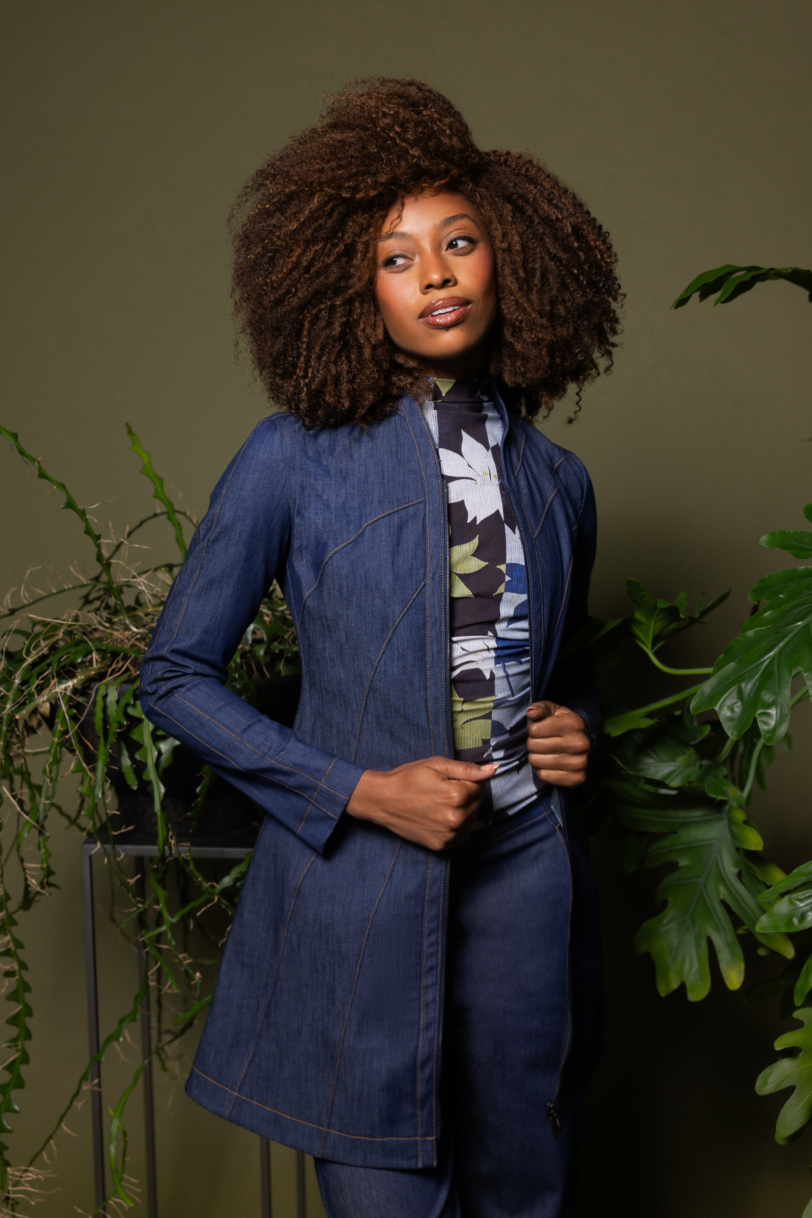 Jutta Top - Tolfa Print