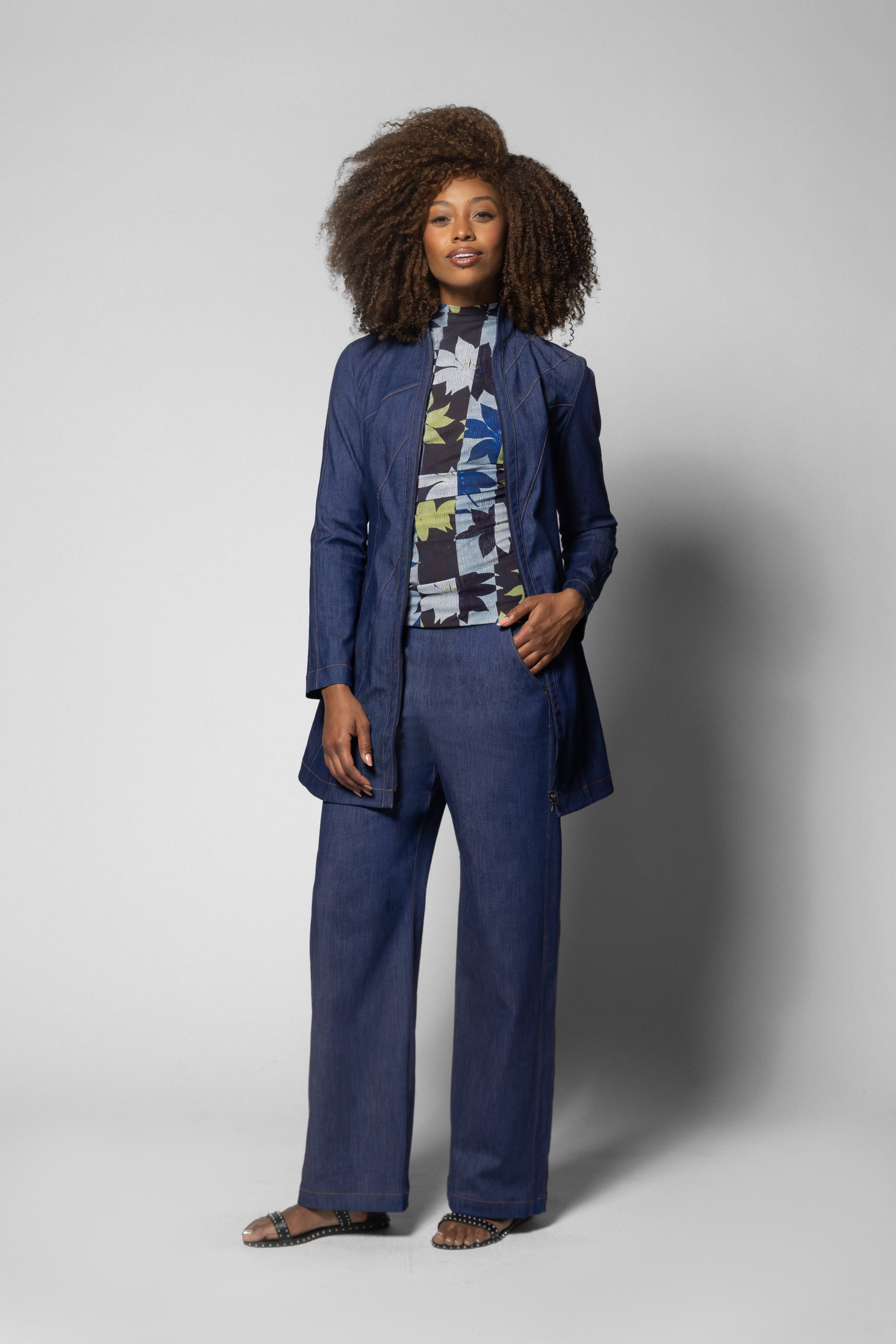 Jutta Top - Tolfa Print
