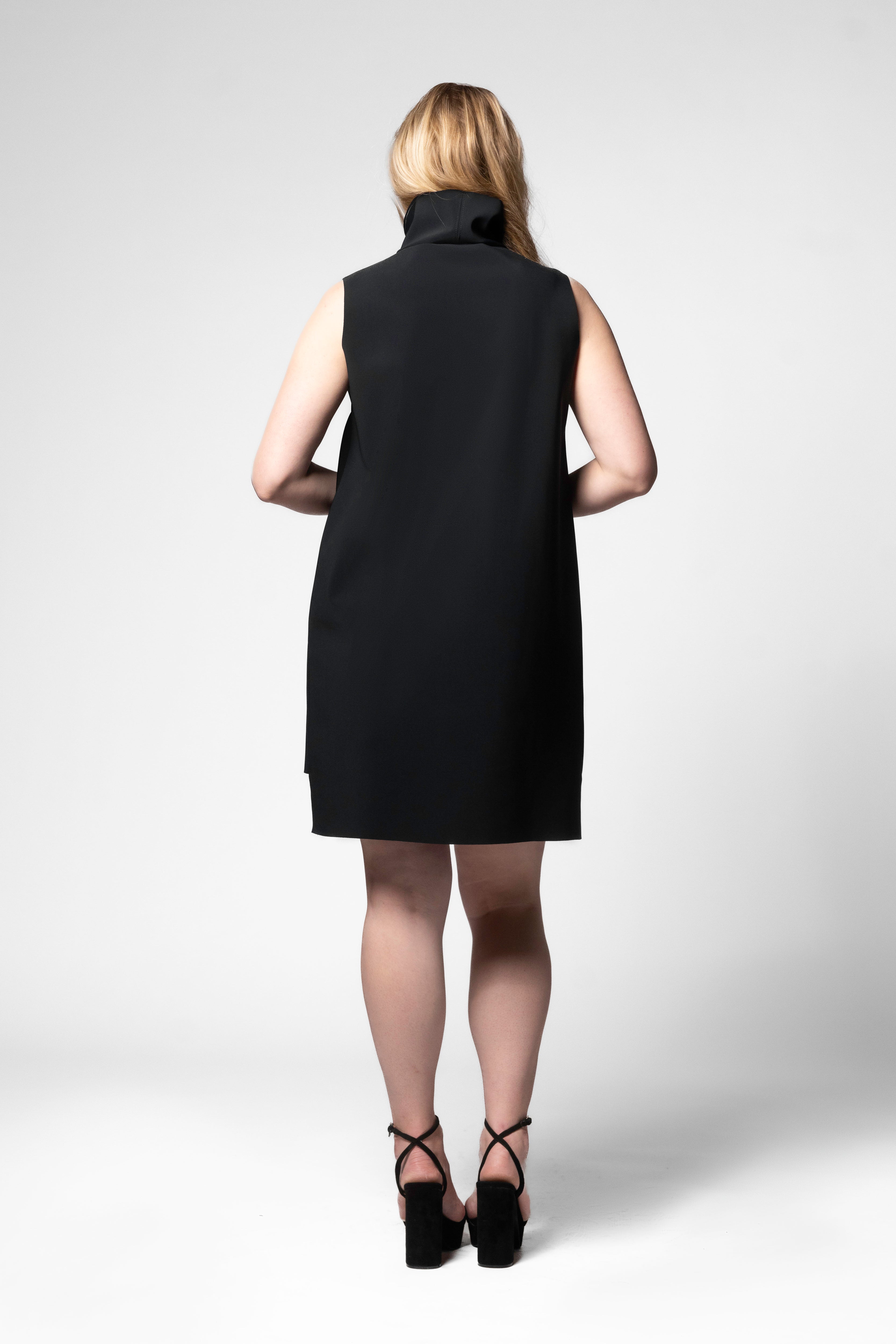 Sharon Mini Tunic - Black – Maria Pinto