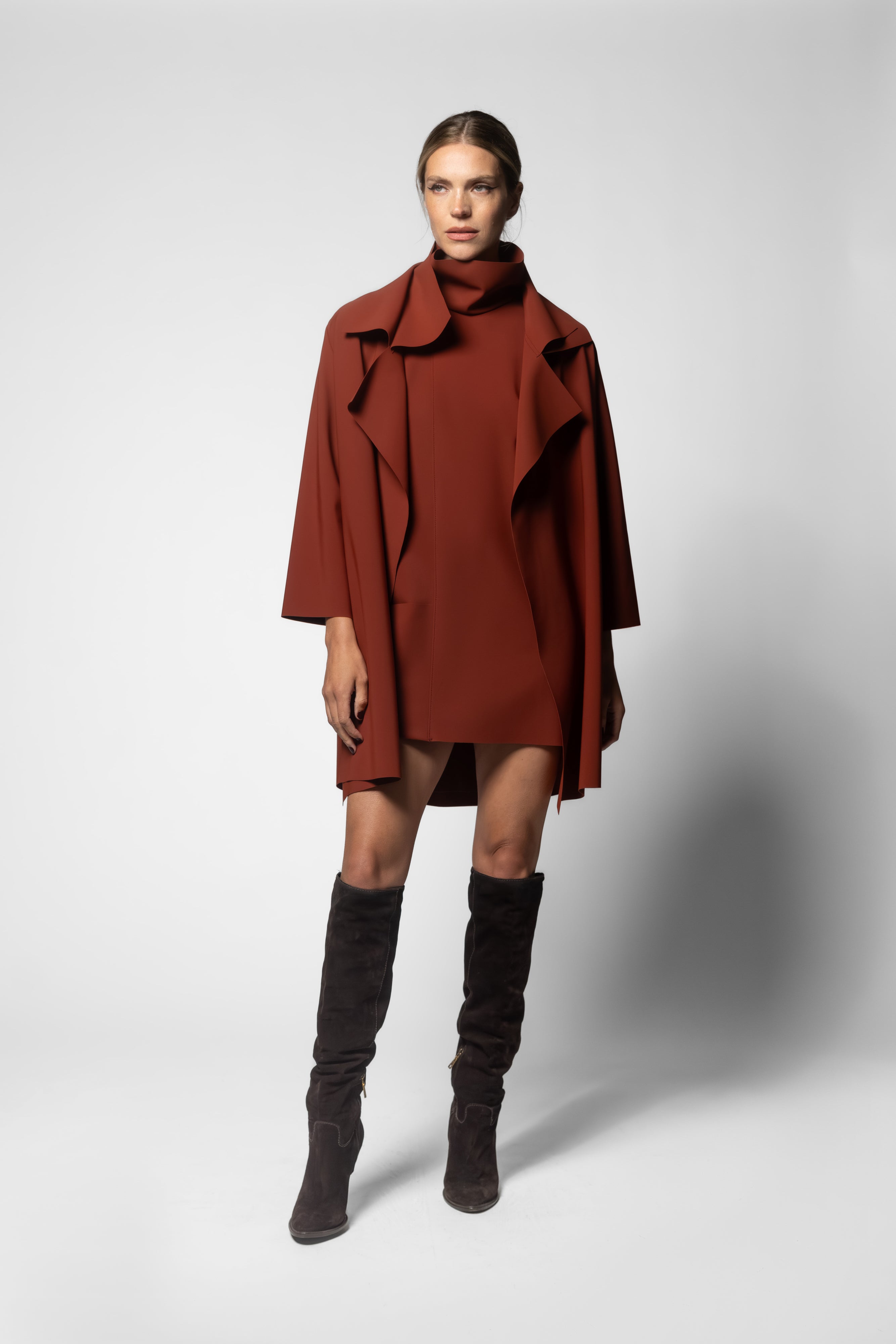Sharon Mini Tunic - Umber