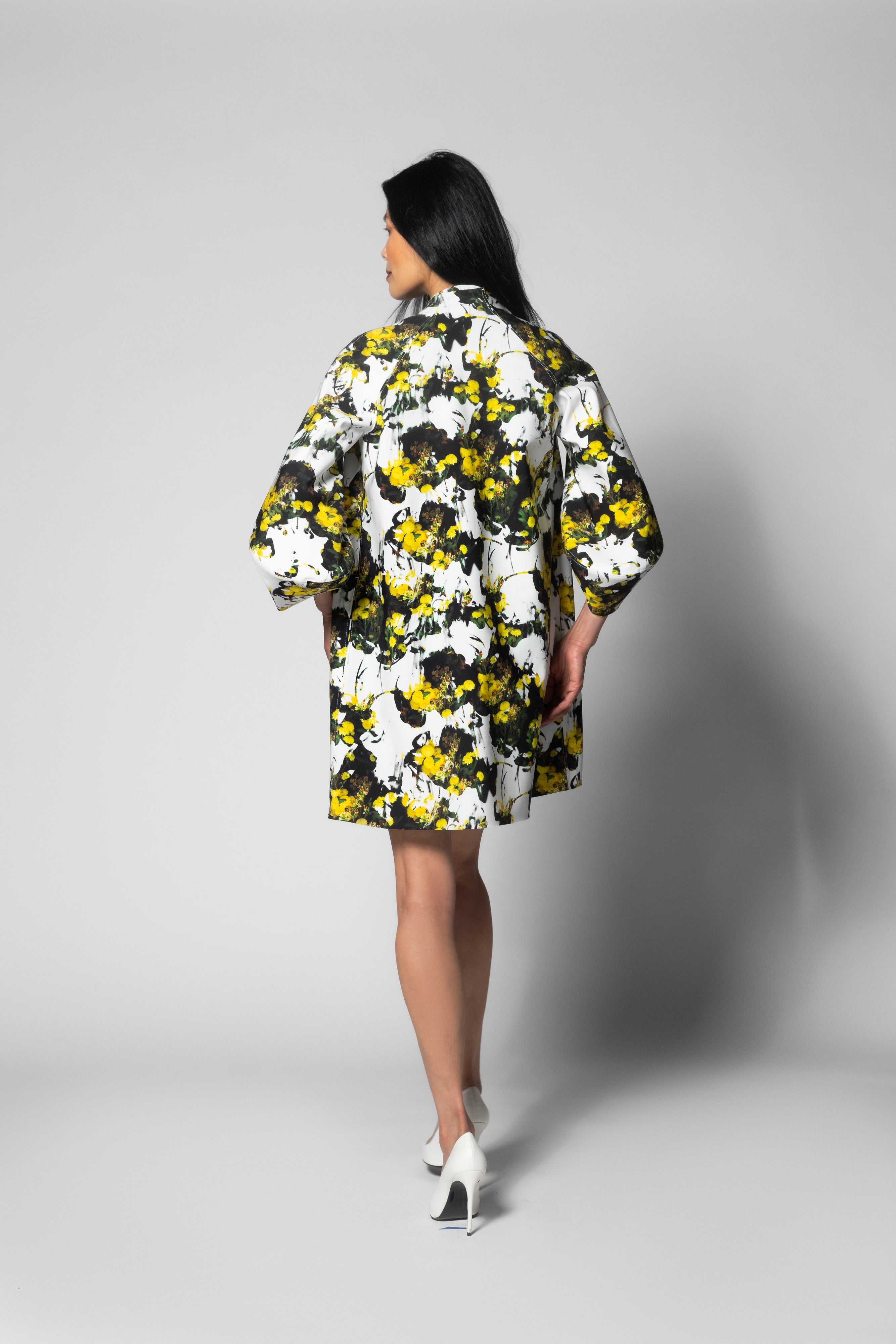 Talita Coat - Brasilia Print