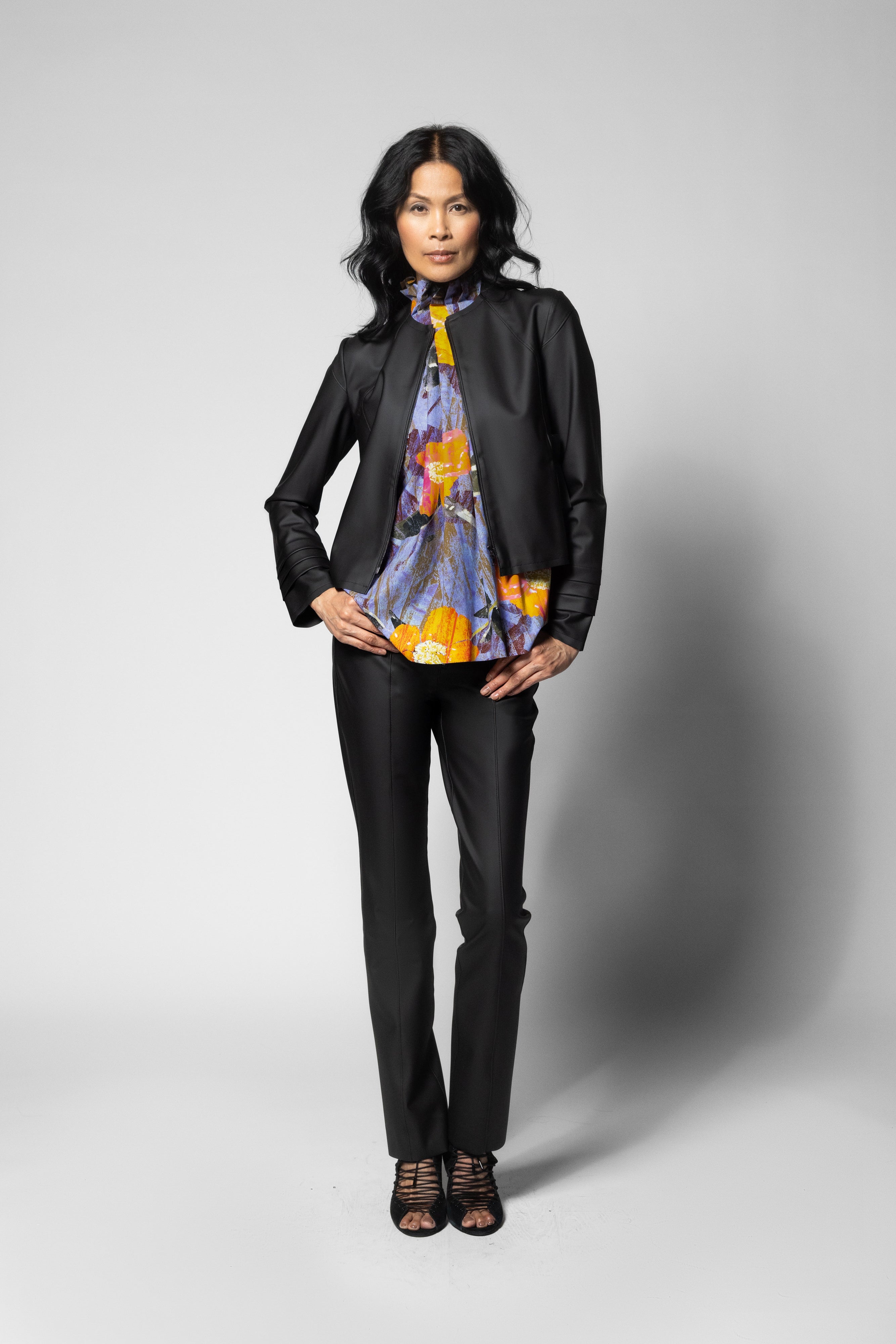 Hedda Top - Niigata Print