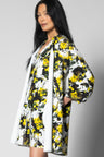 Talita Coat - Brasilia Print