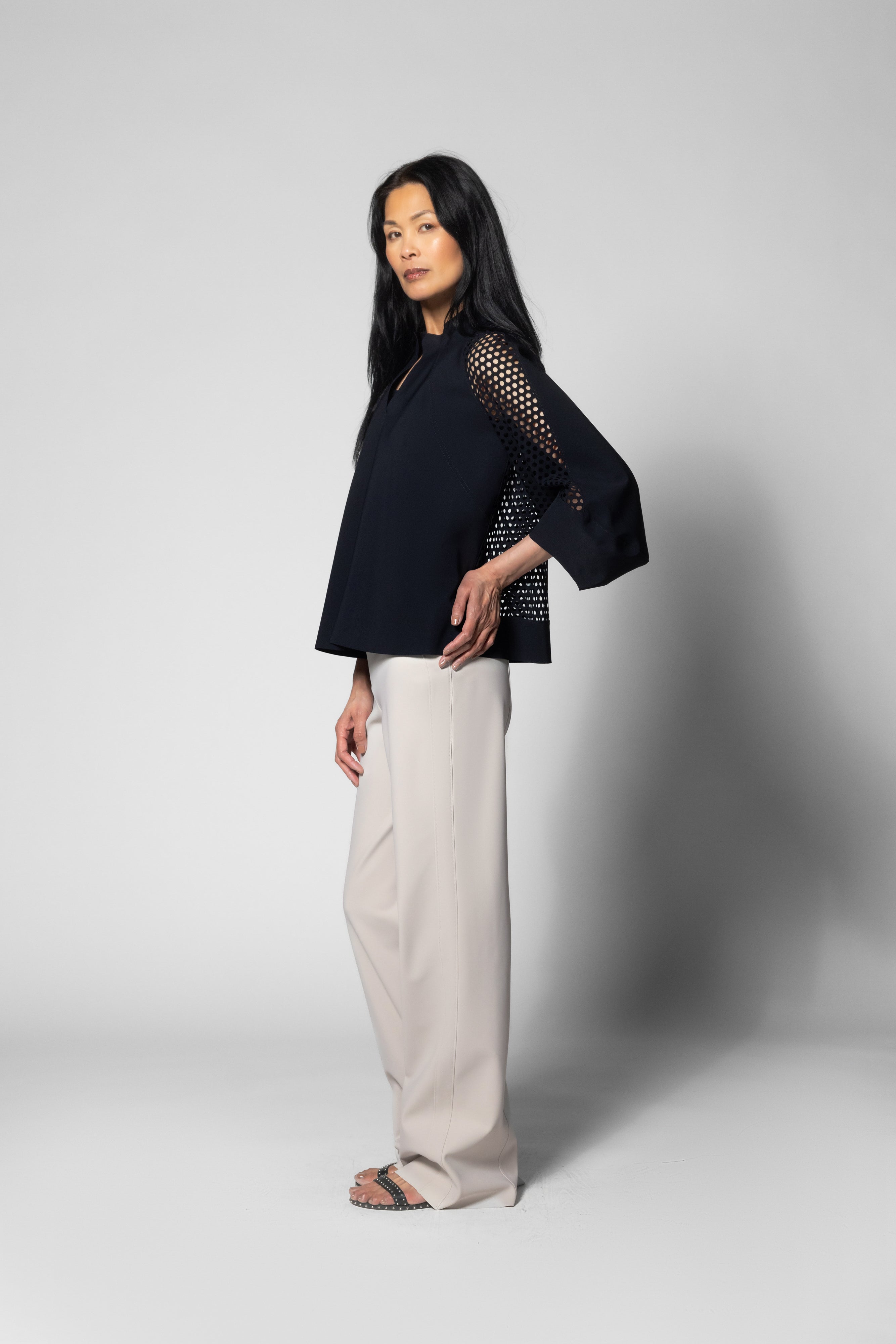 Thara Top - Black Laser