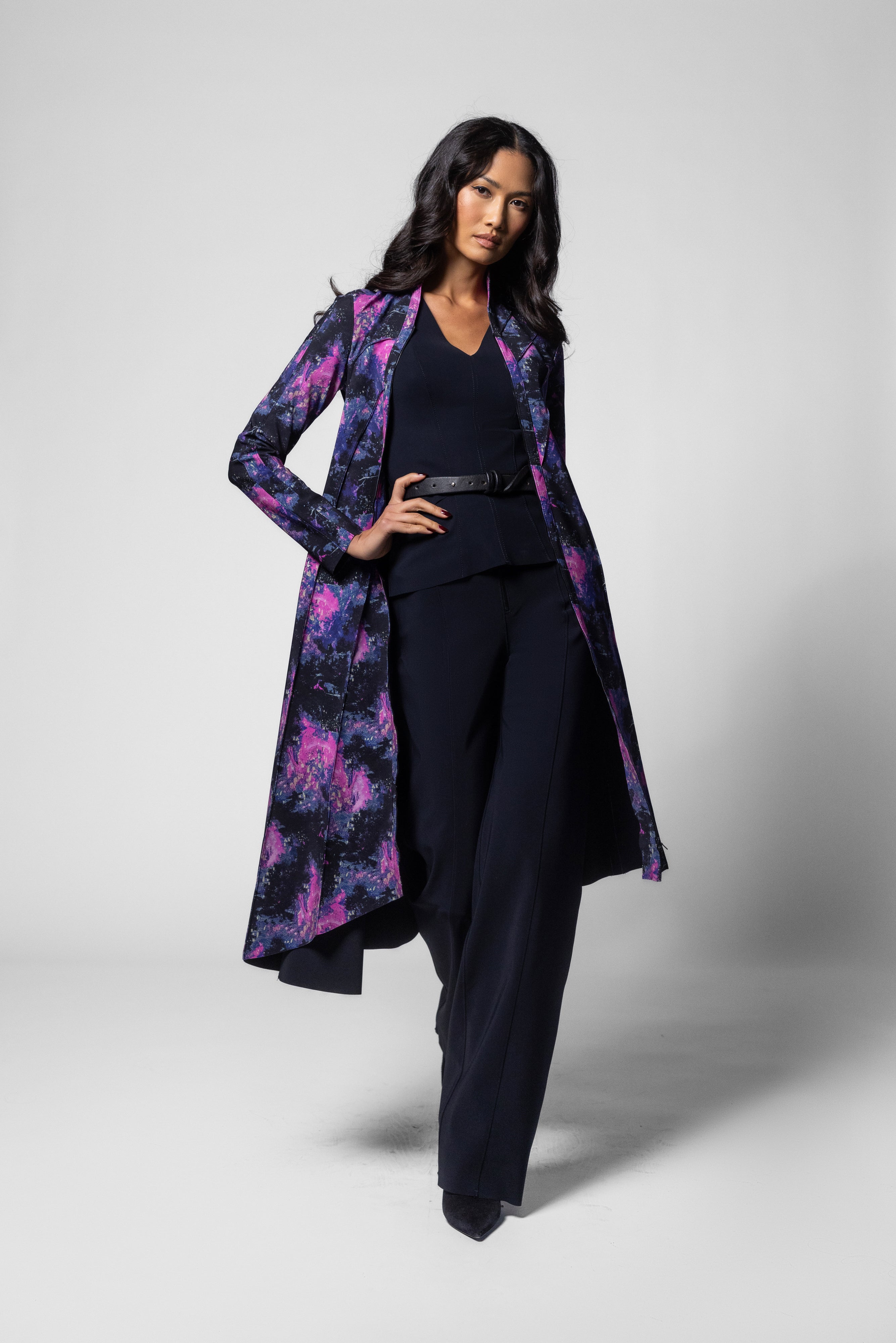 Vikander Coat - Genzano Print