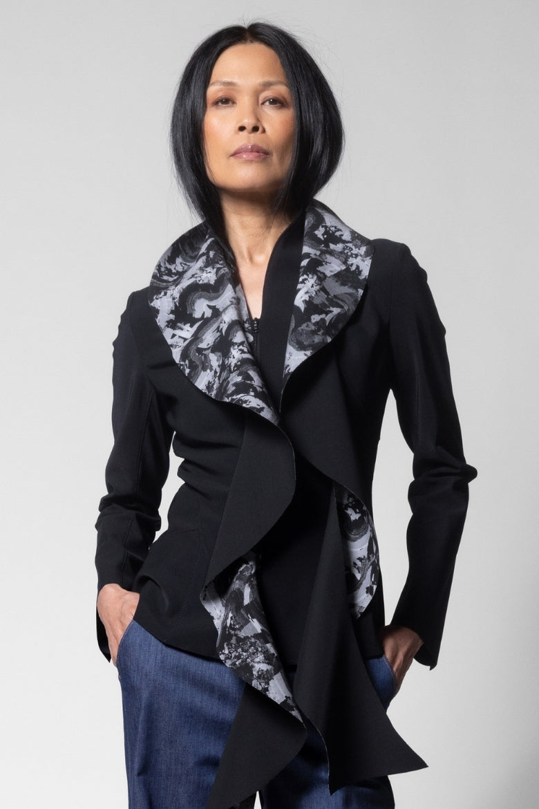 Form Wave Scarf - Izmit Print