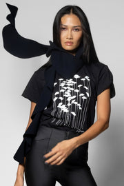 Form Wave Scarf - Black