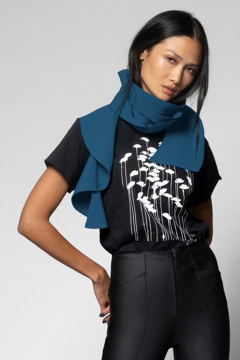 Form Wave Scarf - Mavi